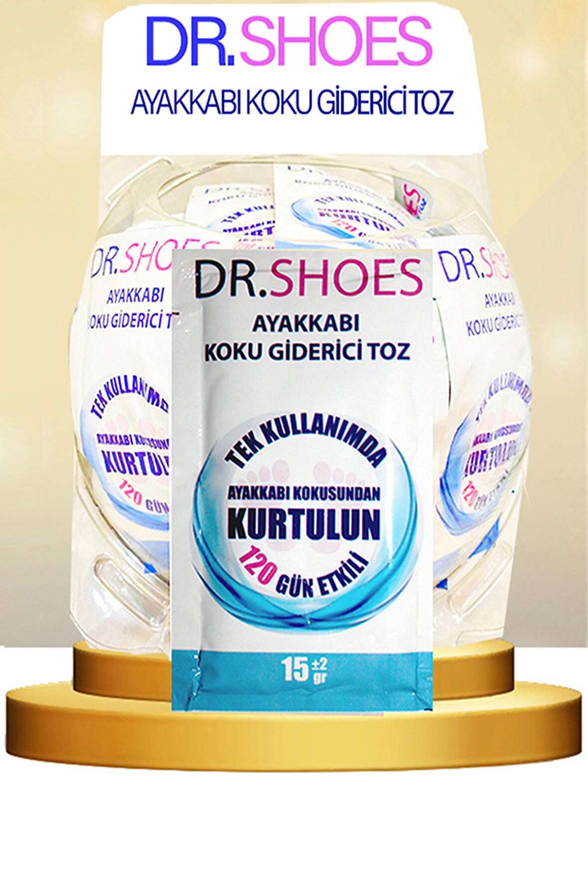 DR.SHOES 3 Adet Ayak Koku Giderici - Ayakkabı Koku Giderici Toz 120 Gün Etkili - DR.SHOES ile Ayak Kokusuna Elveda Deyin