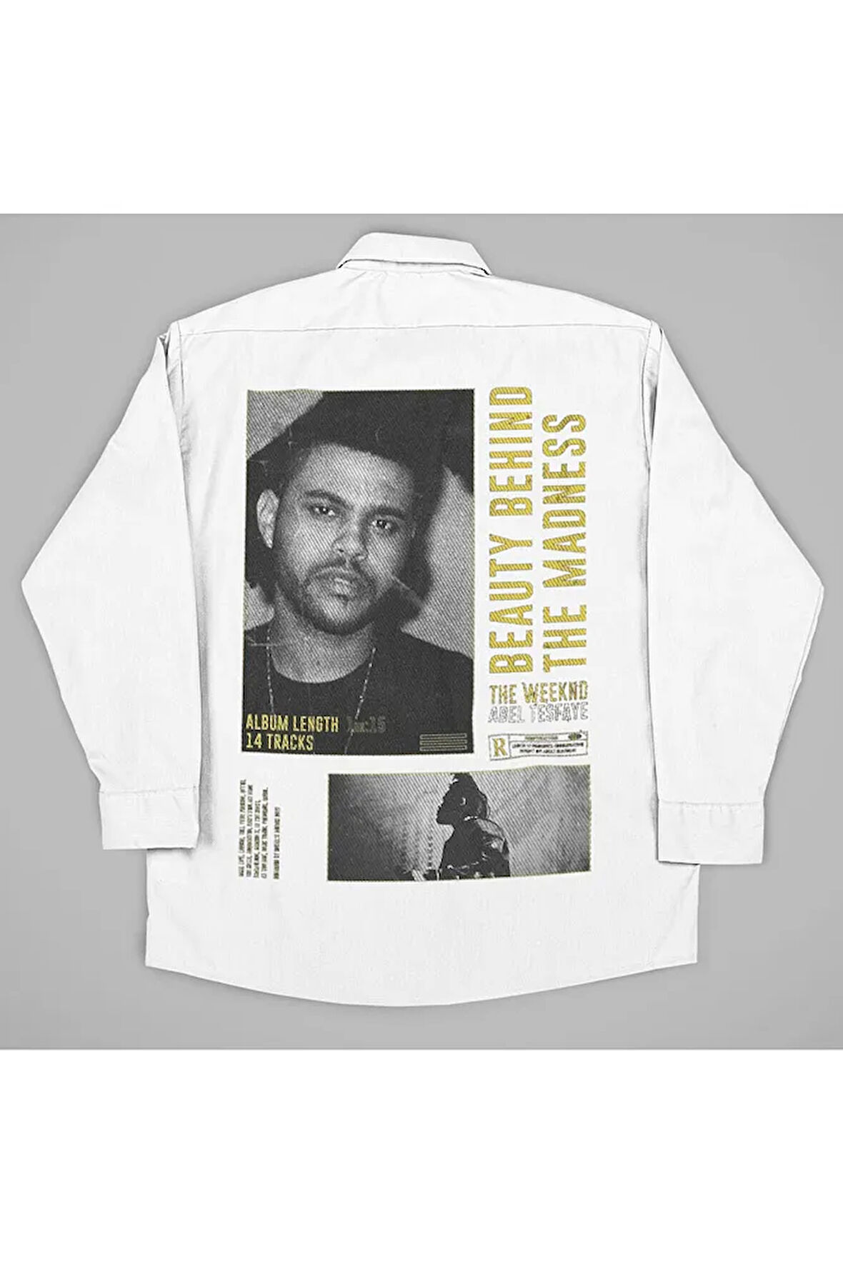 The Weeknd Beauty Behind The Madness Yazılı Unisex Rapper Gömlek