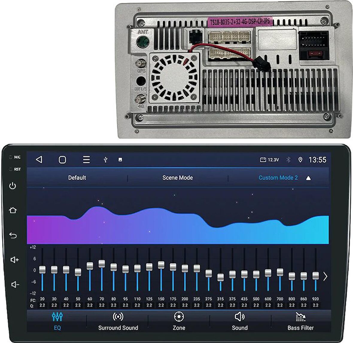 Toyota Hilux A/C (2008-2014) Uyumlu Android Multimedya Sistemi – 8 Çekirdek İşlemci, 6GB RAM, 128GB Hafıza, CarPlay & Android Auto, Geri Görüş Kamerası