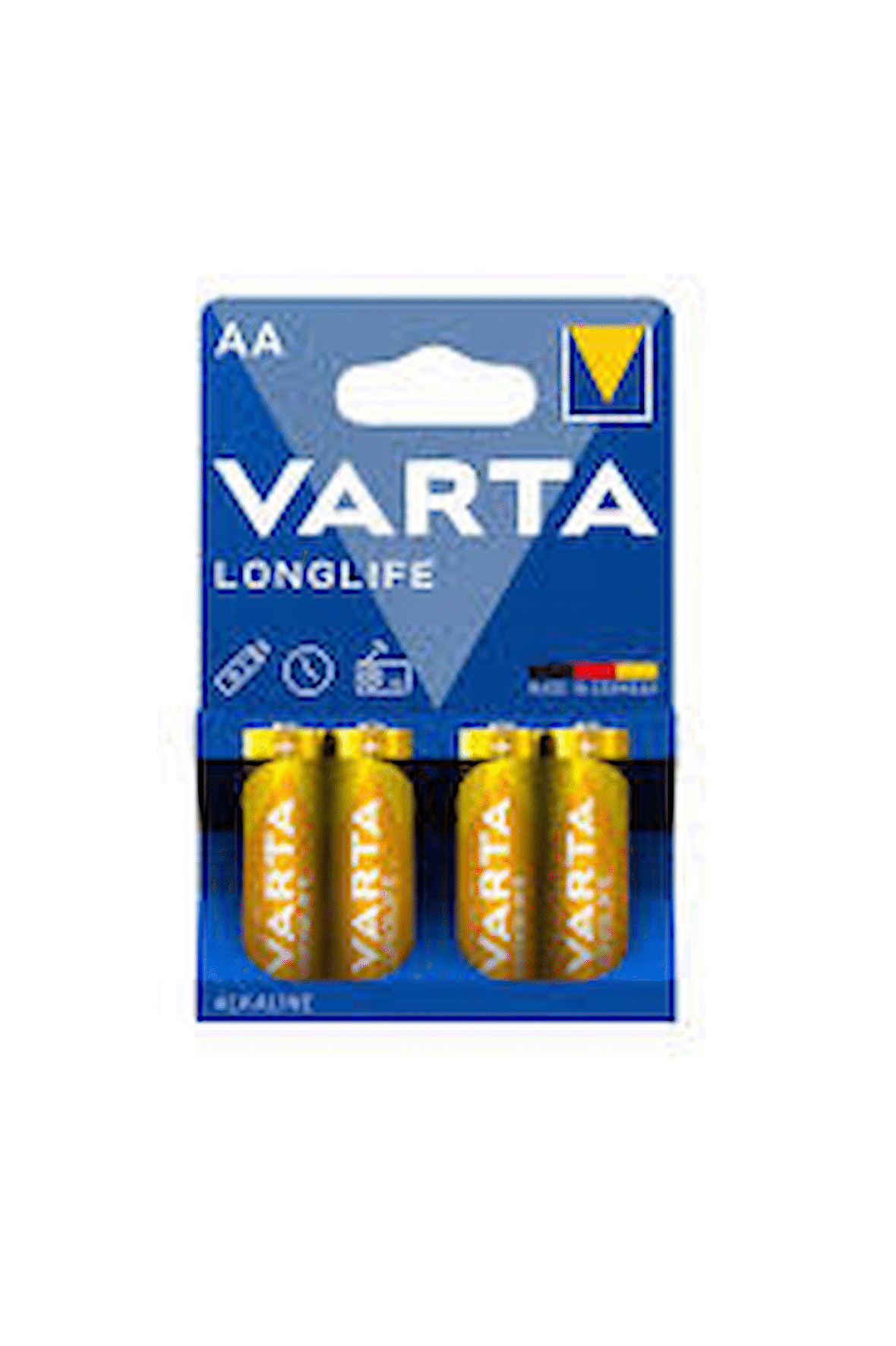 Varta Longlife Alkalin Kalem AA Pil 4 Lü Paket