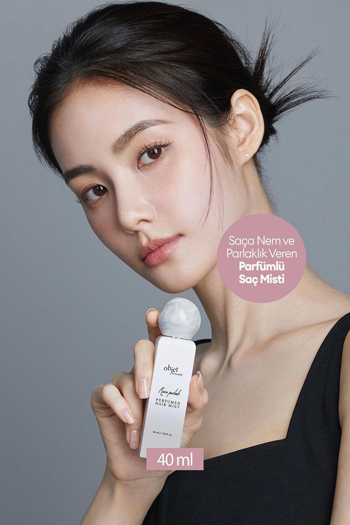 Nem ve Parlaklık Veren Parfümlü Saç Misti KUNDAL Perfumed Hair Mist 40 ml (Rose Petals)