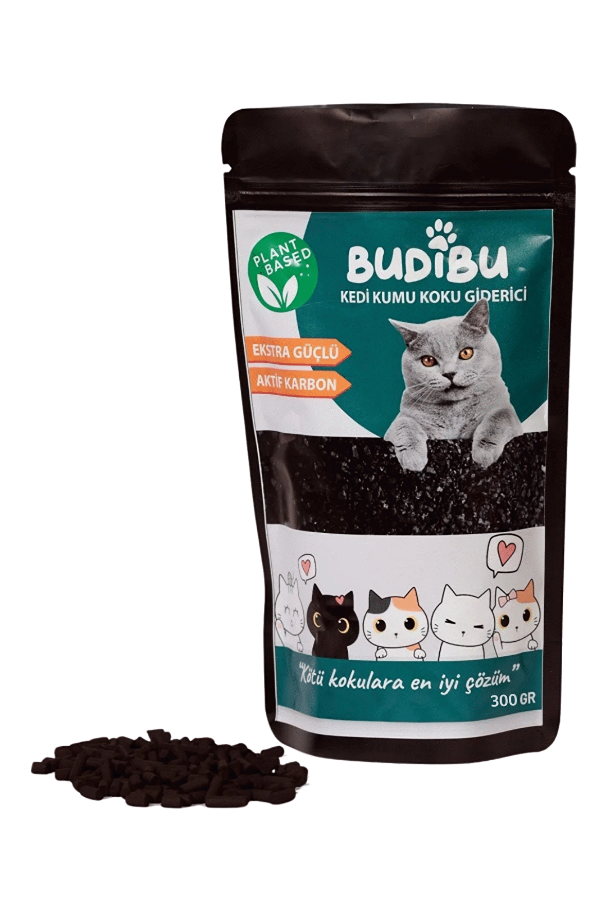 Kedi Kumu Koku Giderici 300 gr Aktif Karbon