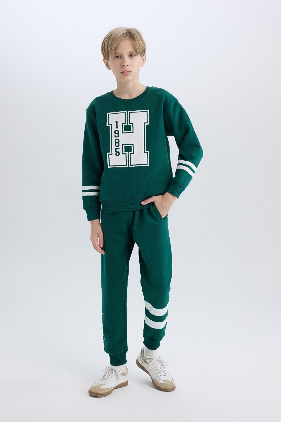 DeFacto Erkek Çocuk Baskılı Beli Lastikli Jogger Eşofman Altı D4478A824WNGN671