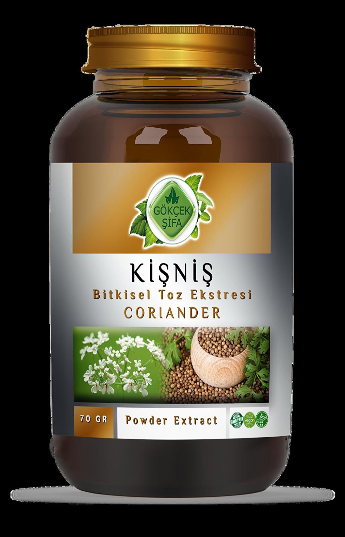 Kişniş Toz Ekstresi 70 Gr Cam Kavanoz