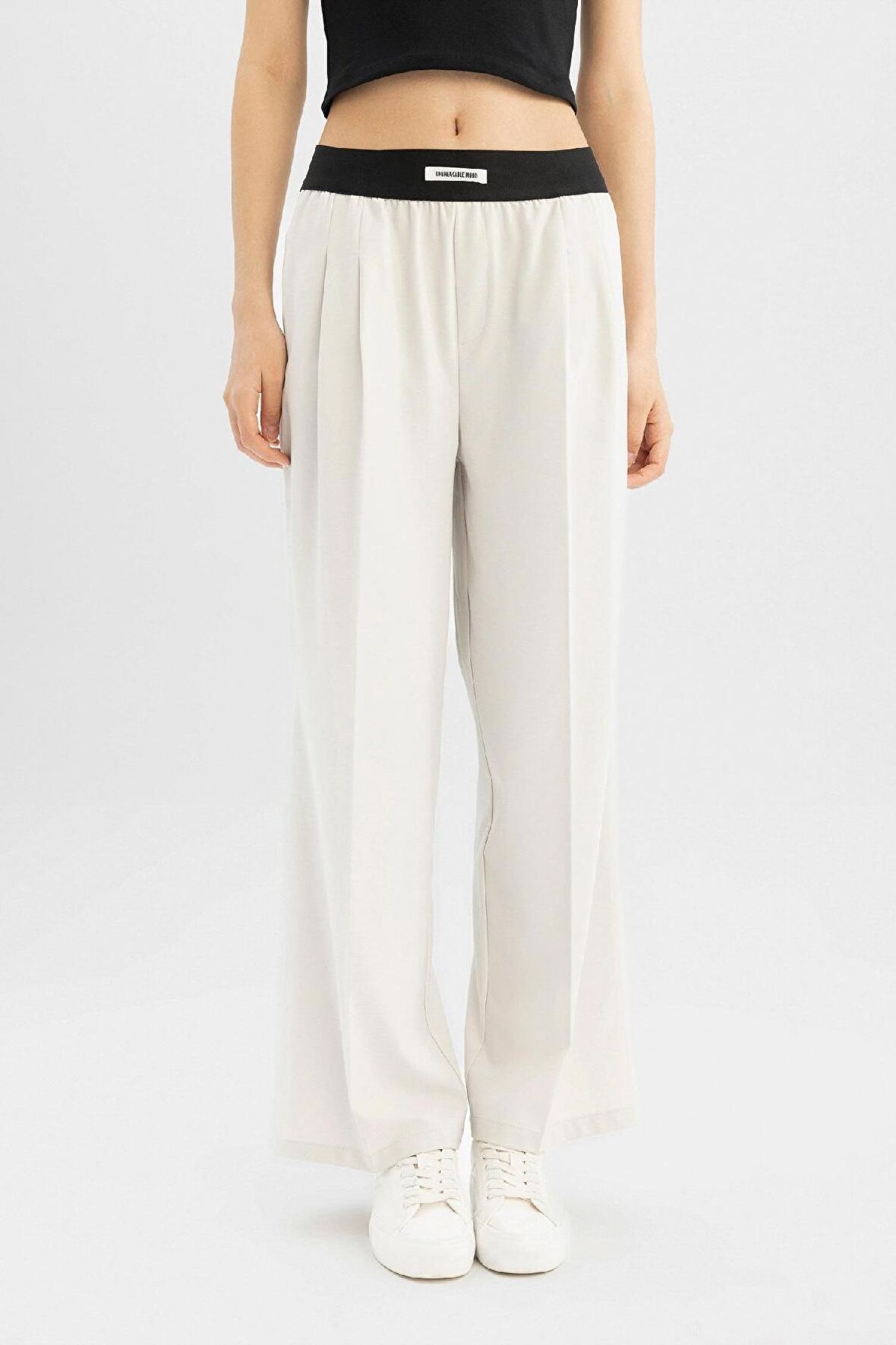 DeFacto Coool Wide Leg Geniş Bol Paça Geniş Paça Cepli Pantolon D0048AX24SMGR503