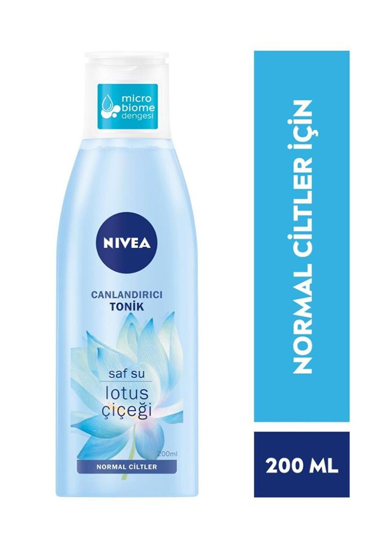 Nivea Canlandırıcı Tonik 200ml, Arındırıcı, Nemlendirici, Lotus Çiçeği, Cildi Kurutmadan Temizler