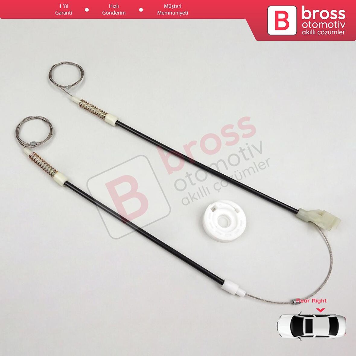 VW Golf MK3 1H1 1H5 1991-1998 Vento Jetta 1H2 1992-1999 İçin Elektrikli Arka Sağ Kapı Cam Kriko Seti