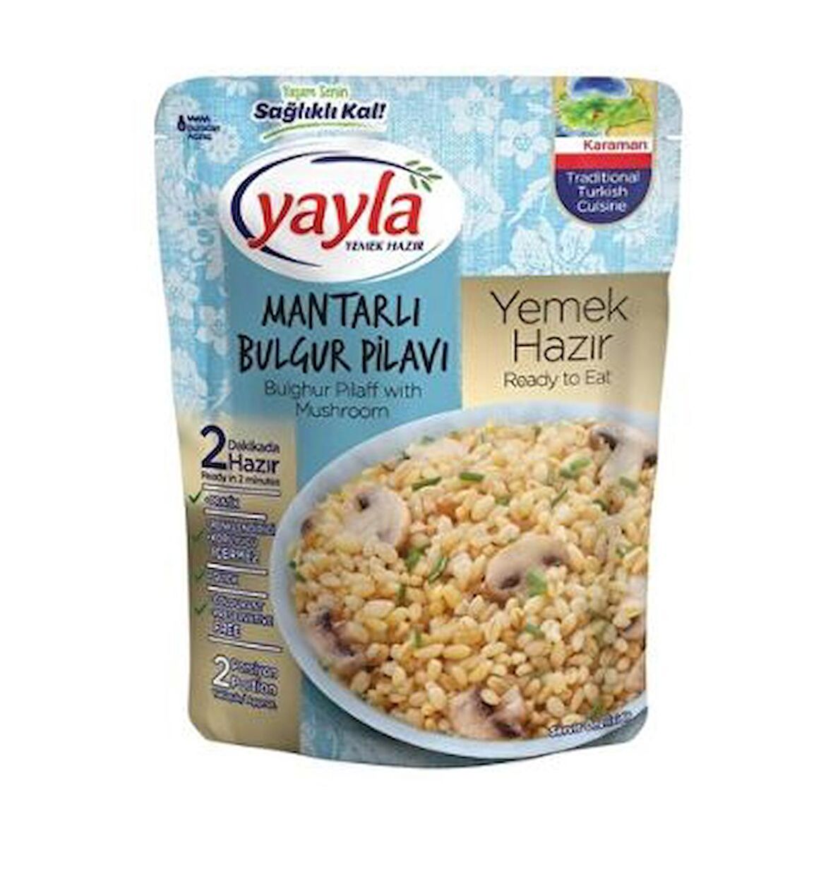 Yayla Yemek Hazır Mantarlı Bulgur Pilavı 250 Gr