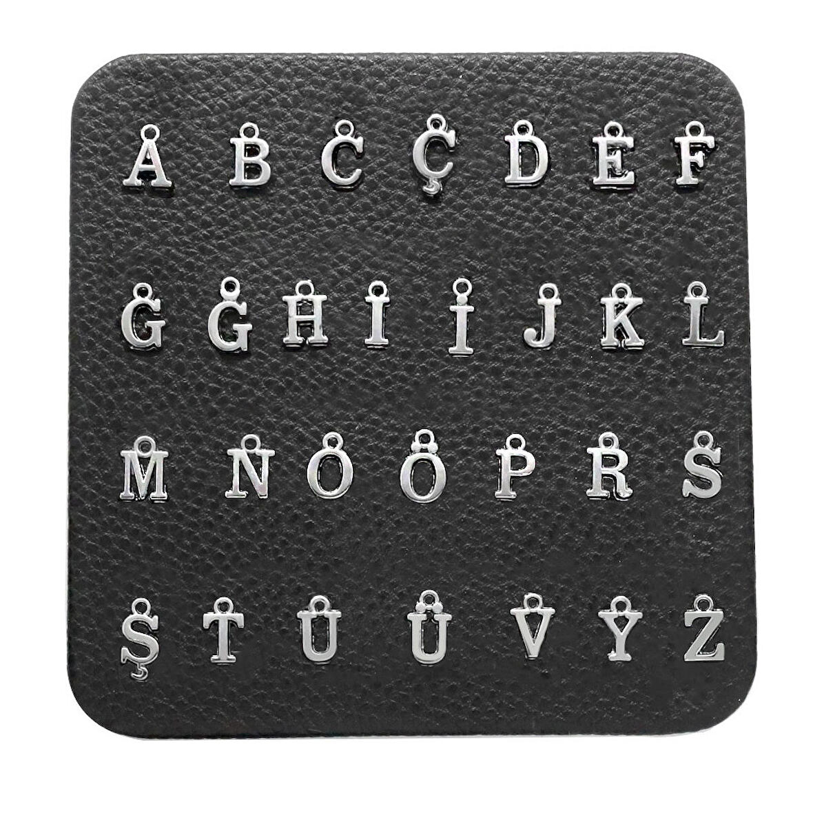 Kişiye Özel Kararmaz Metal Harf Püskül Ucu