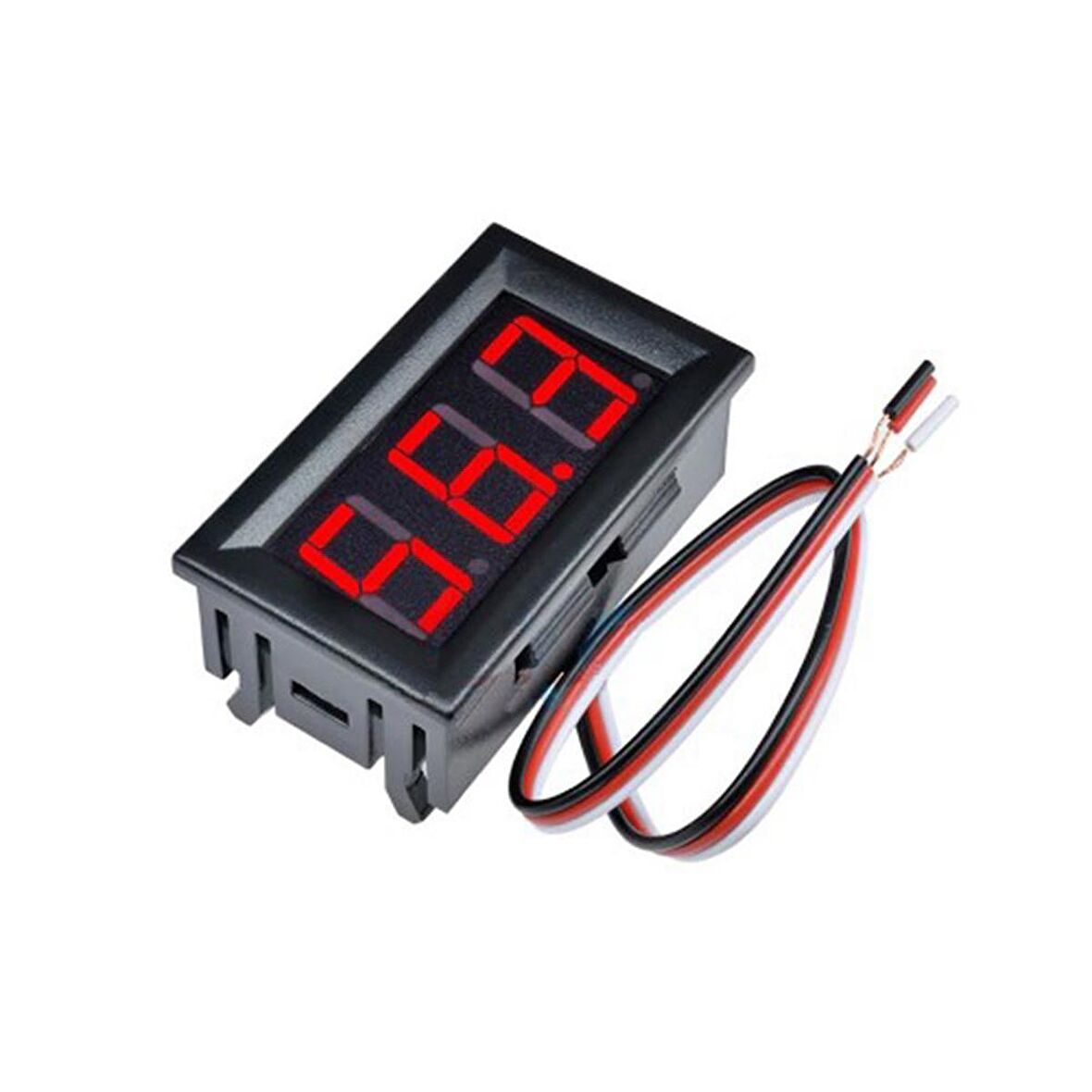 0.56 inch 0-100V DC 3 Kablolu Dijital Panel Kırmızı Voltmetre Düşük Kalite