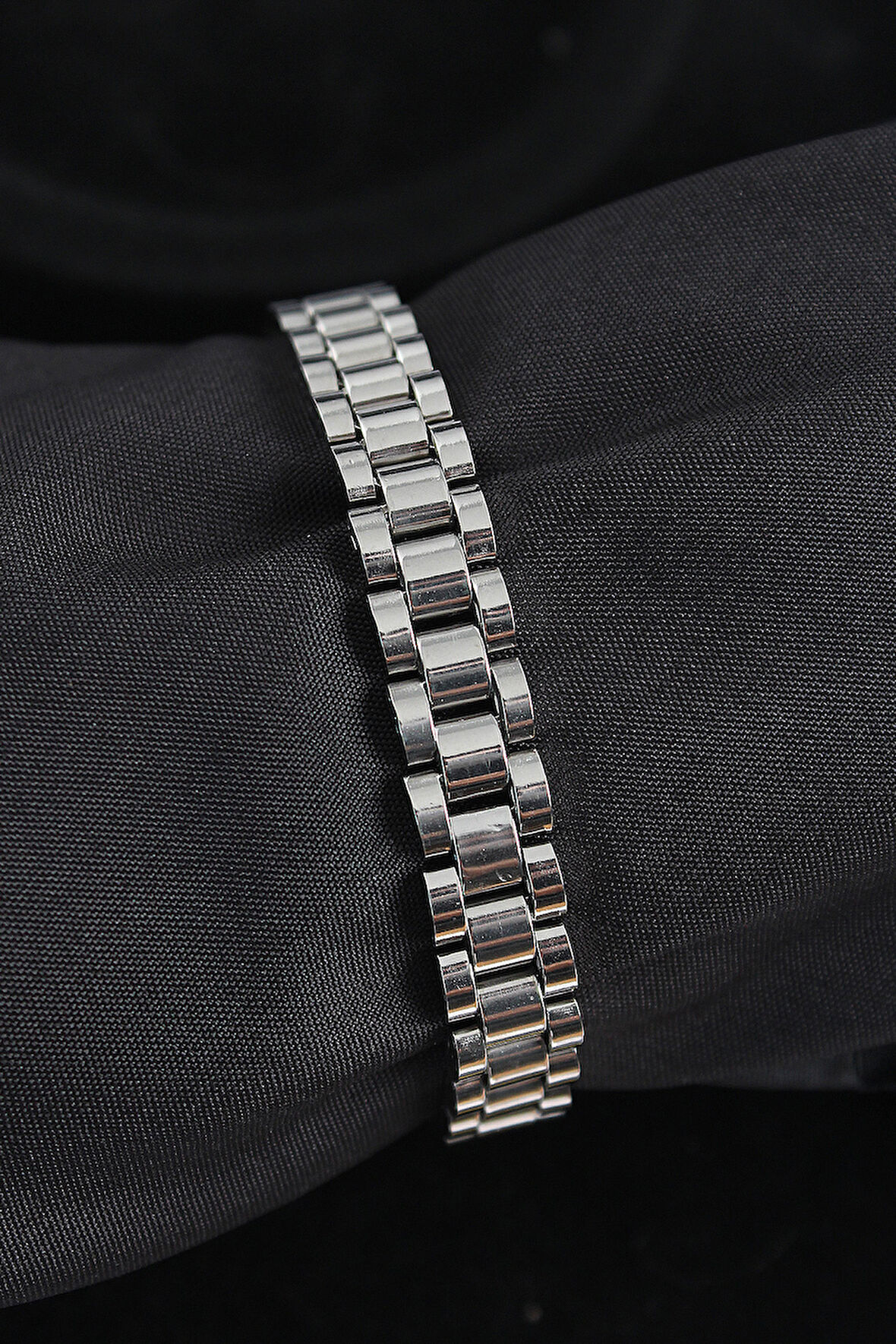 316L Çelik Kordon Model Gümüş Renk Erkek Bileklik