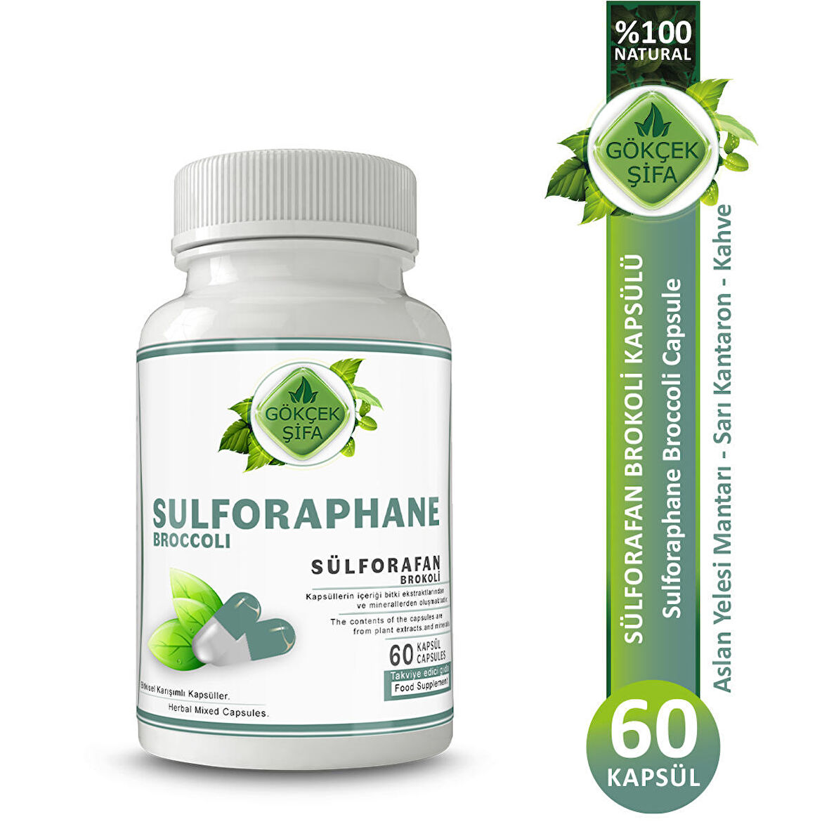 Sülforafan Brokoli Kapsül (SULFORAPHANE BROCCOLİ CAPSULE) 60 Adet