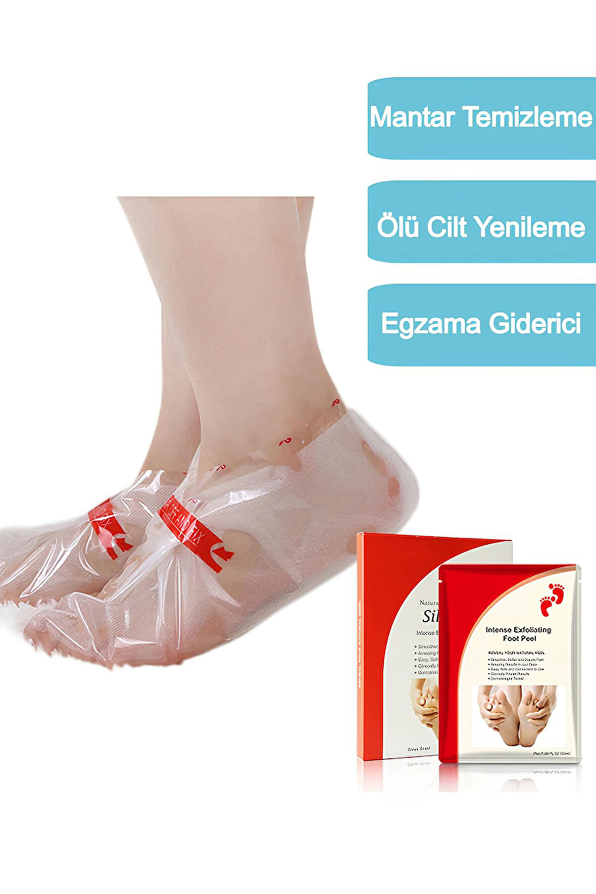 Ayak Peeling Maskesi – Nasır, Ölü Deri, Giderici, Nemlendirici Lavanta Özlü Maske