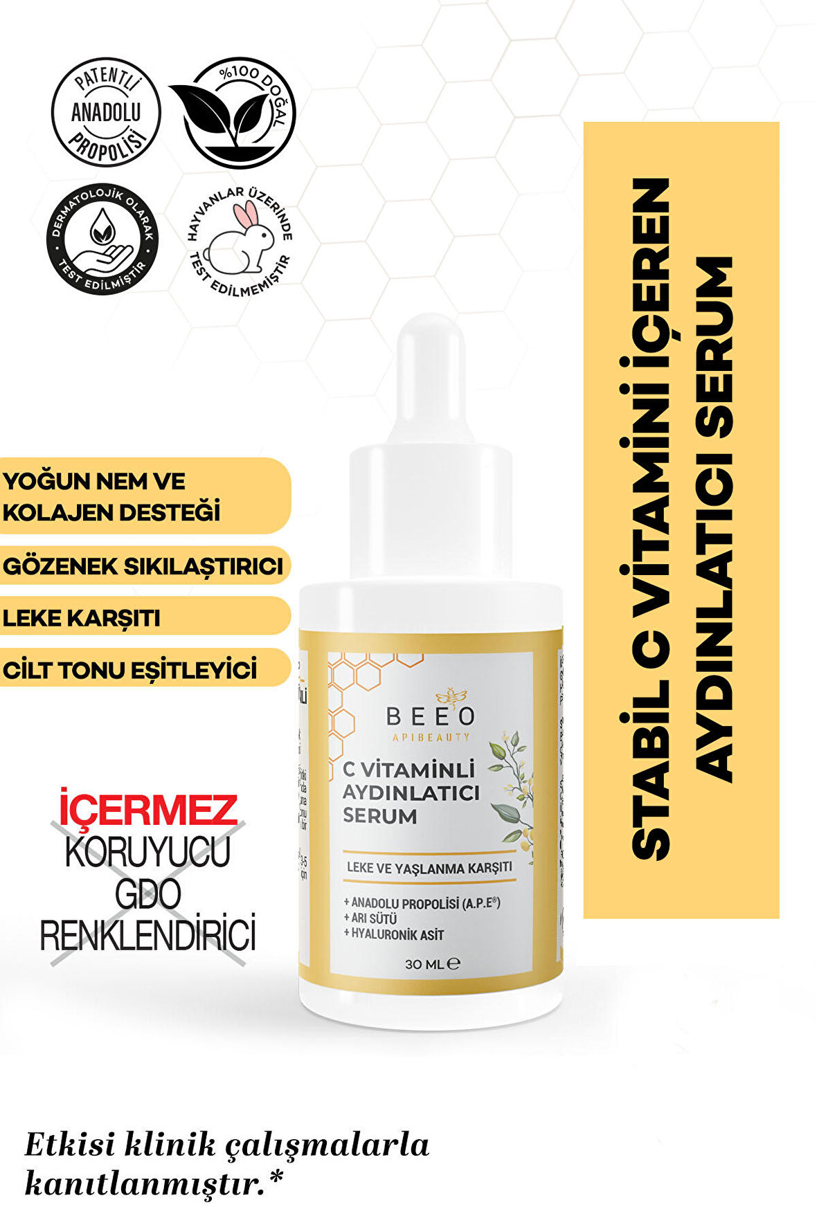 Cilt Tonu Eşitleyici & Aydınlatıcı C Vitaminli Serum 30 ml