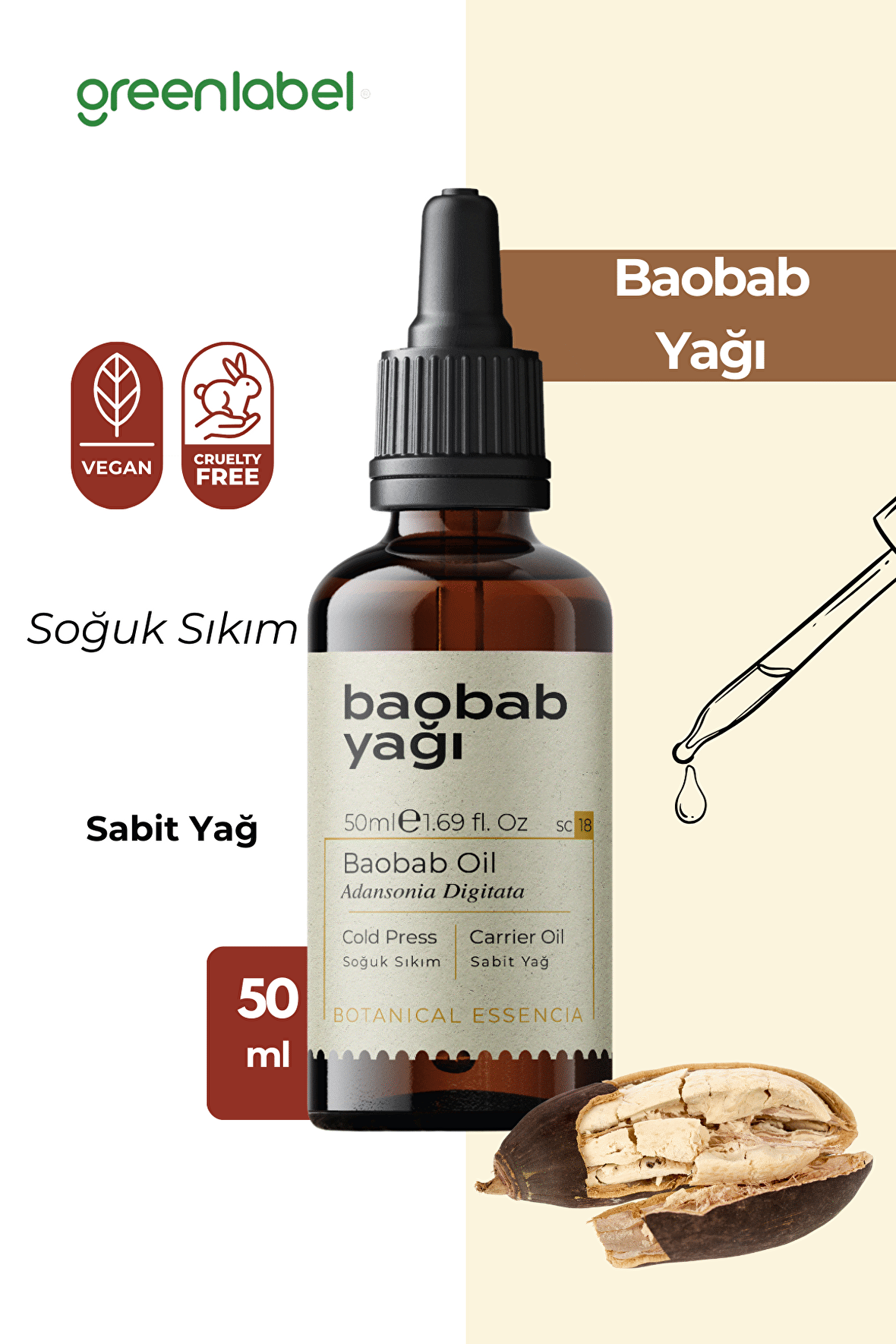 Baobab Yağı 50 ml