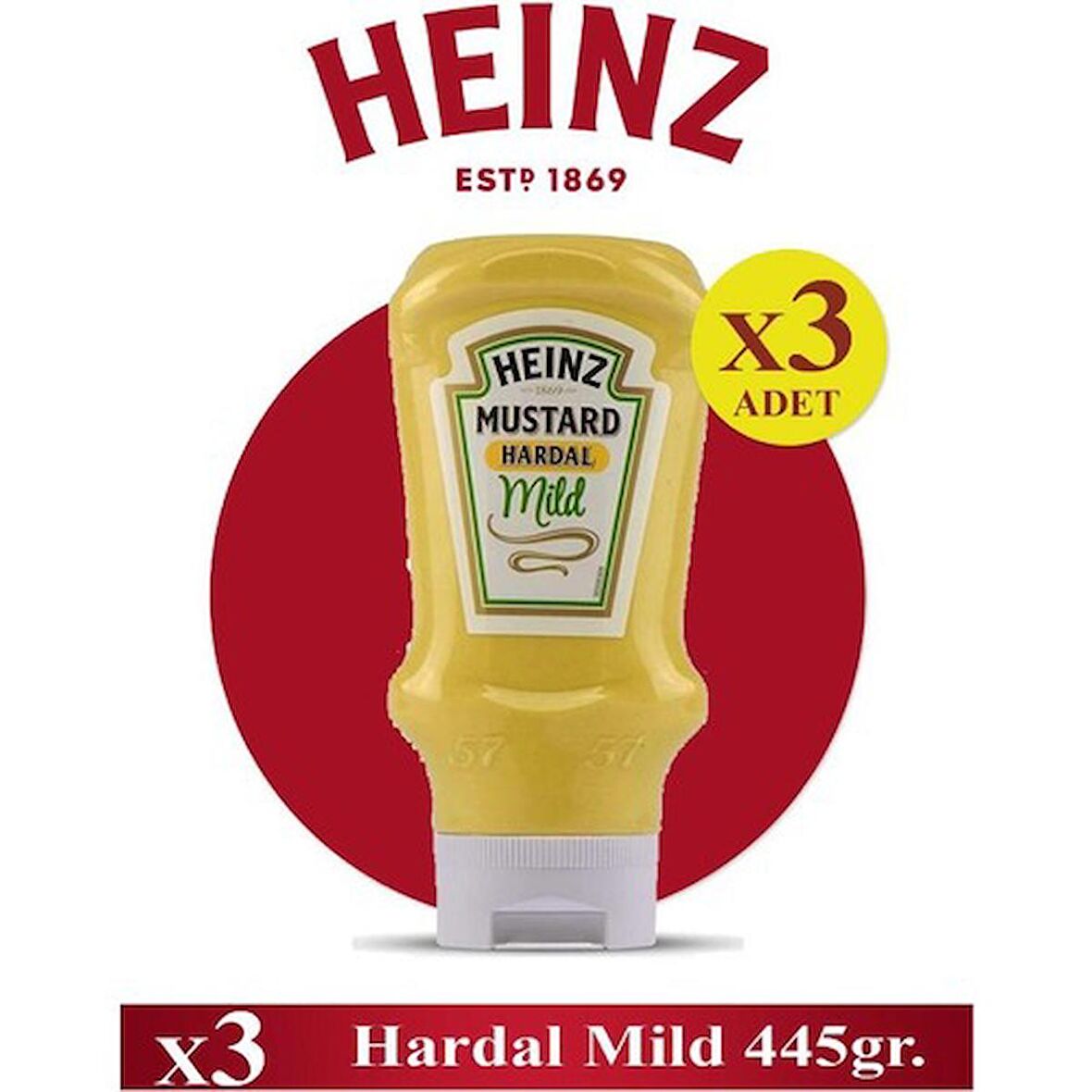 Heinz Hardal Mild 445 gr x 3 Adet