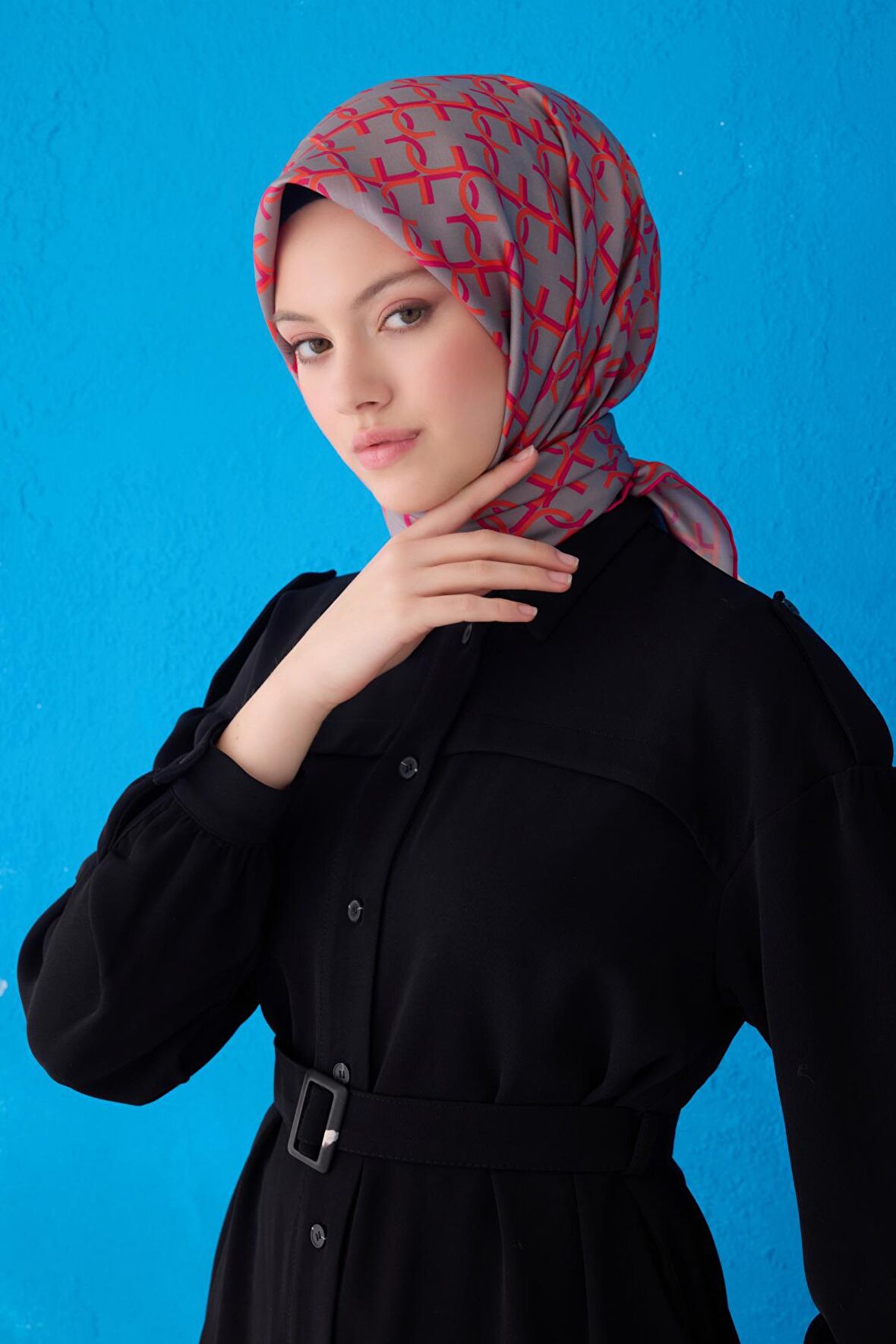 Saf İpek Eşarp 4102D (Twill İpek)