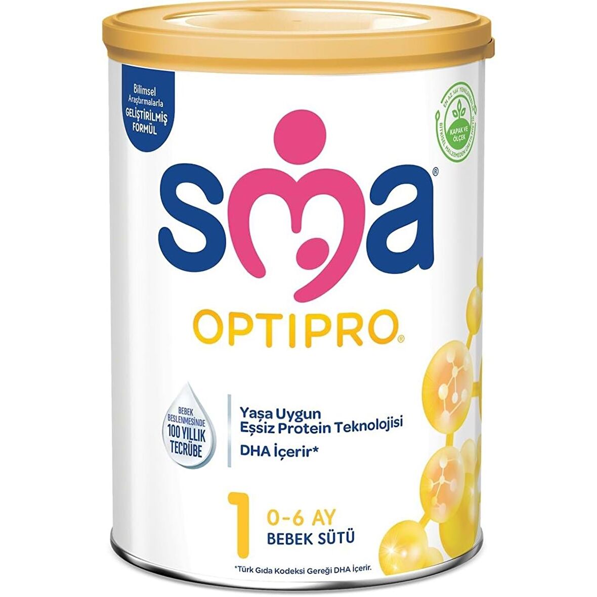 SMA 1 Optipro Probiyotik Bebek Sütü 800 gr x 2 Adet