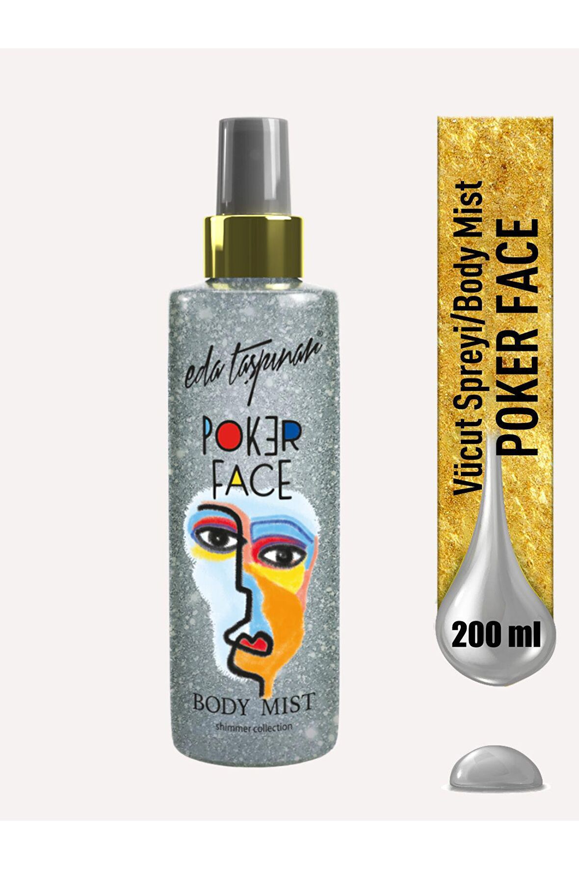 Eda Taşpınar Poker Face Simli Body Mist -  200 ML