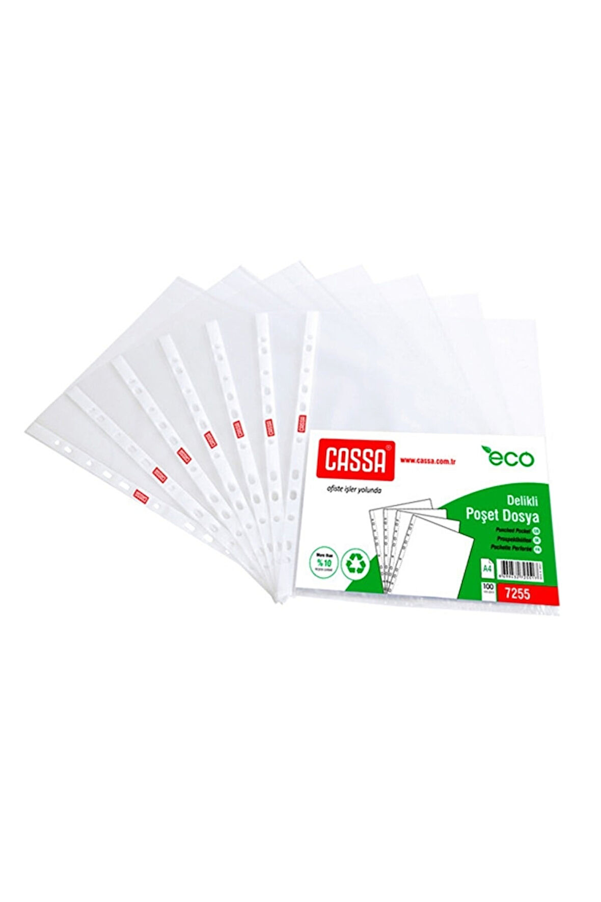 Eko Poşet Dosya 100'lü A4-7255-100pcs