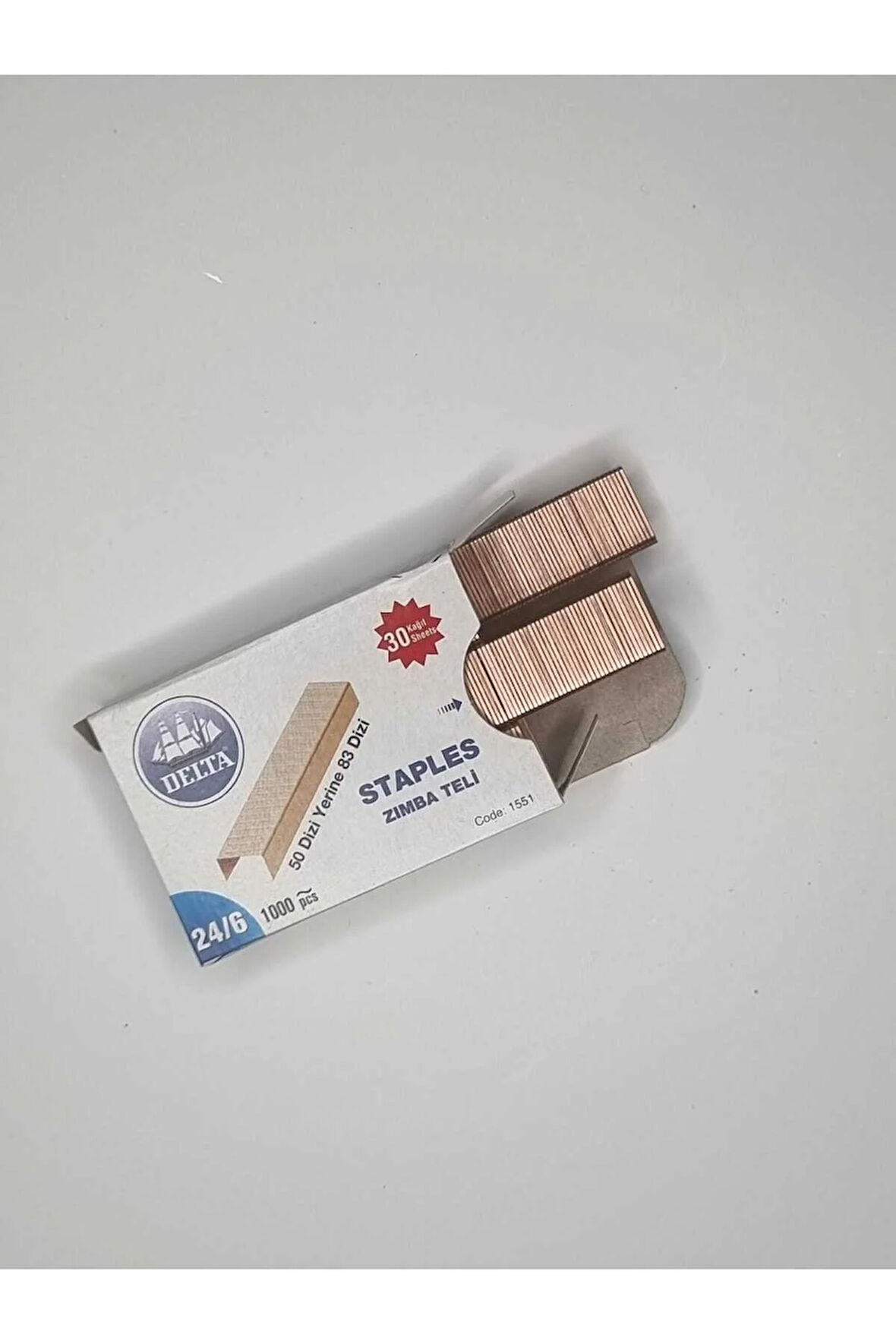 Tel Zımba 24/6 Sarı 6 Kutu 6000 Adet