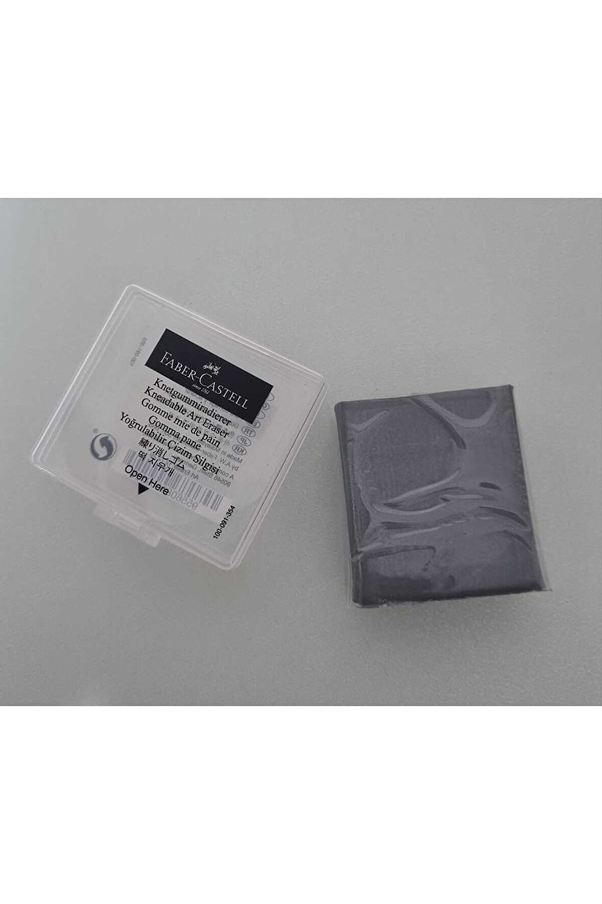 Faber-Castell Ilk Silgim Plastik Kutulu Renkli Hamur Silgi Gri (1 Adet)