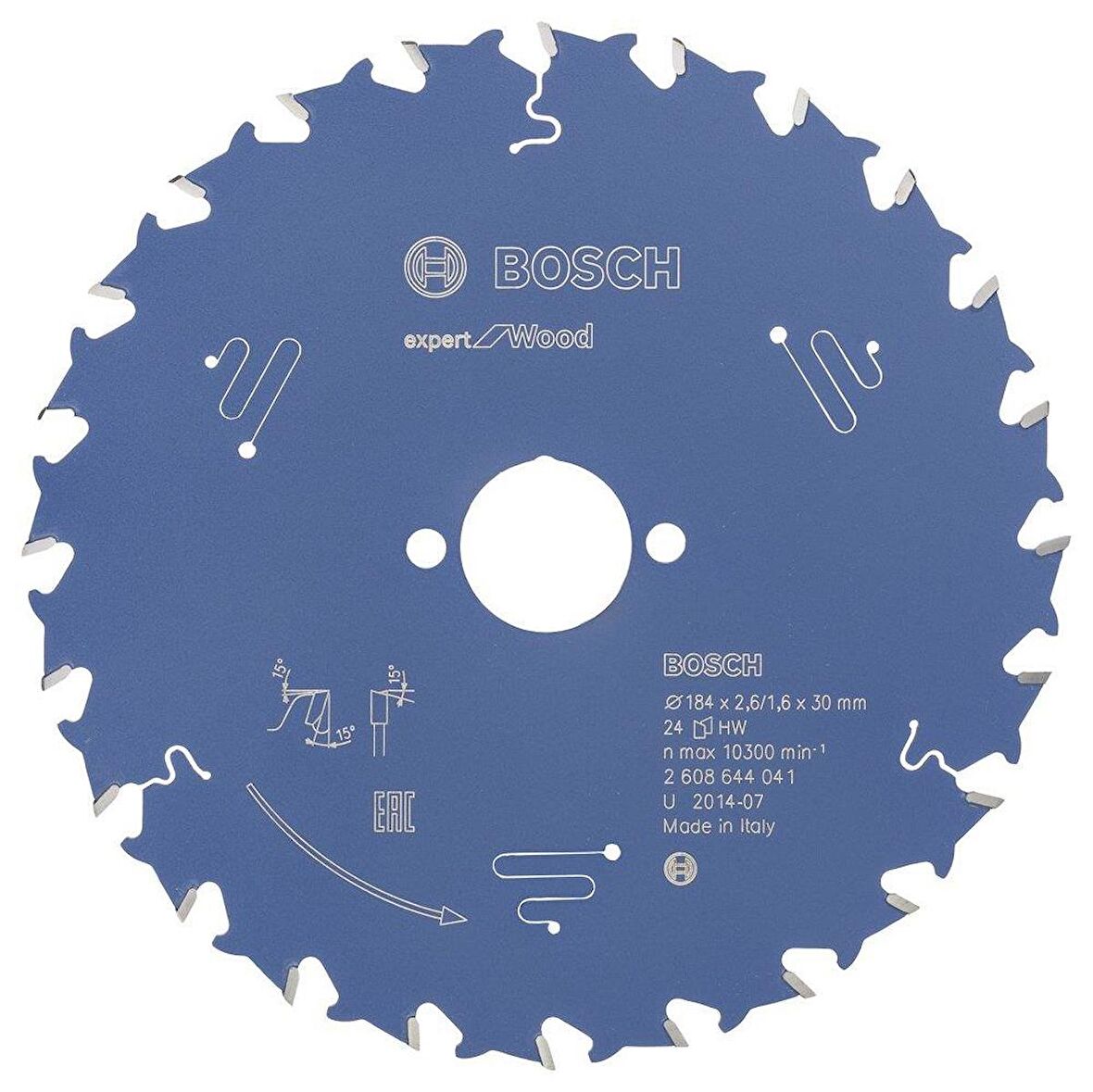 DAİRE TESTERE - EXPERT FOR WOOD 184*30 MM 24 DİŞ