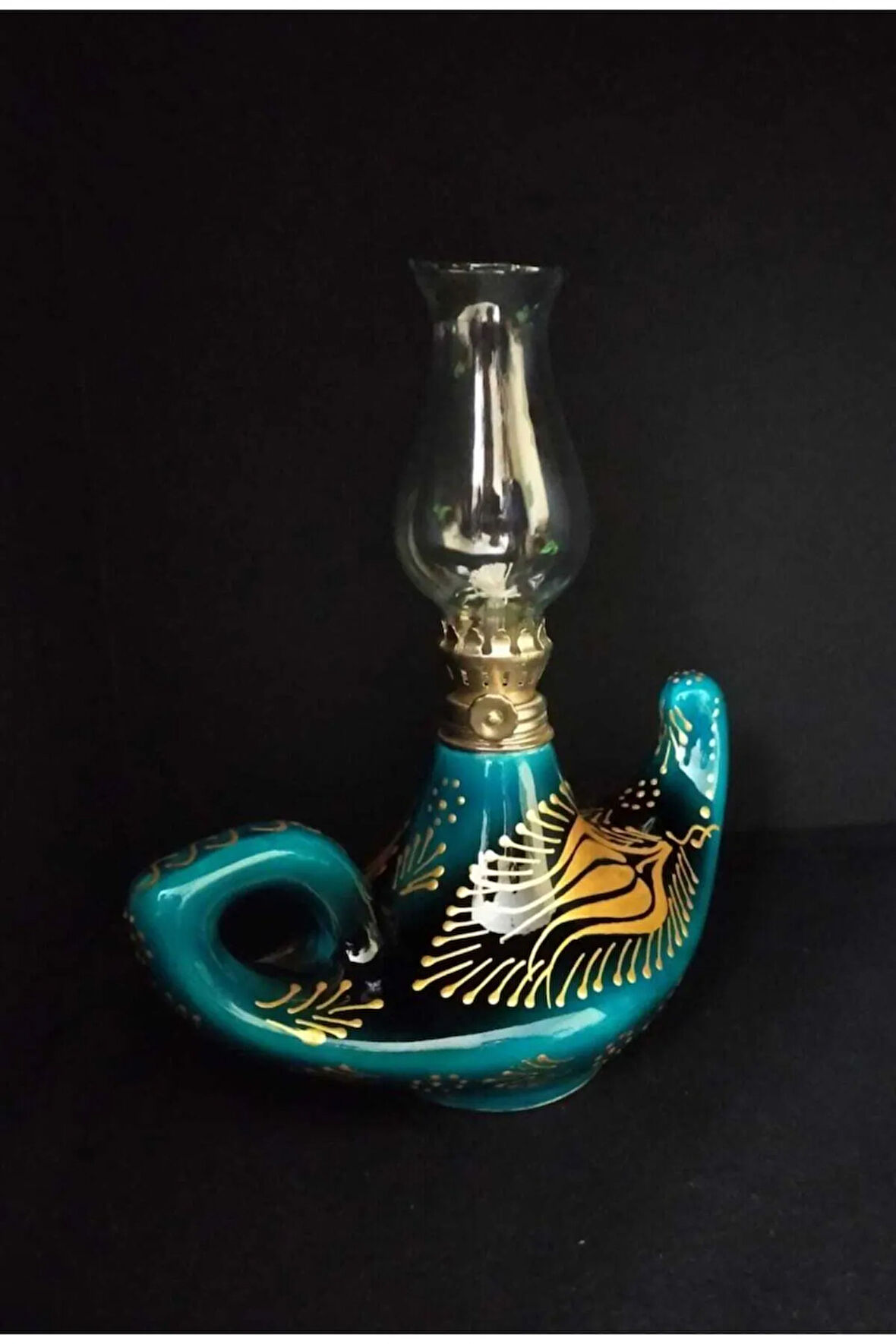 Alladdin Gaz Lambası Altın Yaldızlı Renk