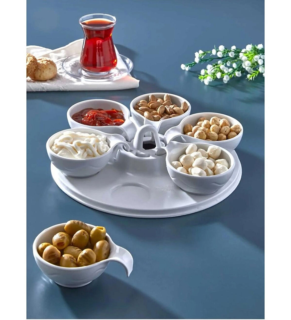 Decorandmore 6'lı Melamin Kahvaltılık, Çerezlik