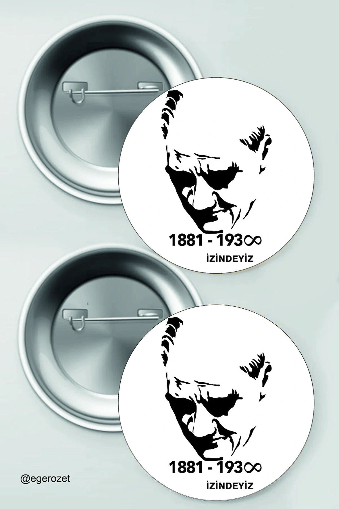 ATATÜRK ROZETİ 58 MM