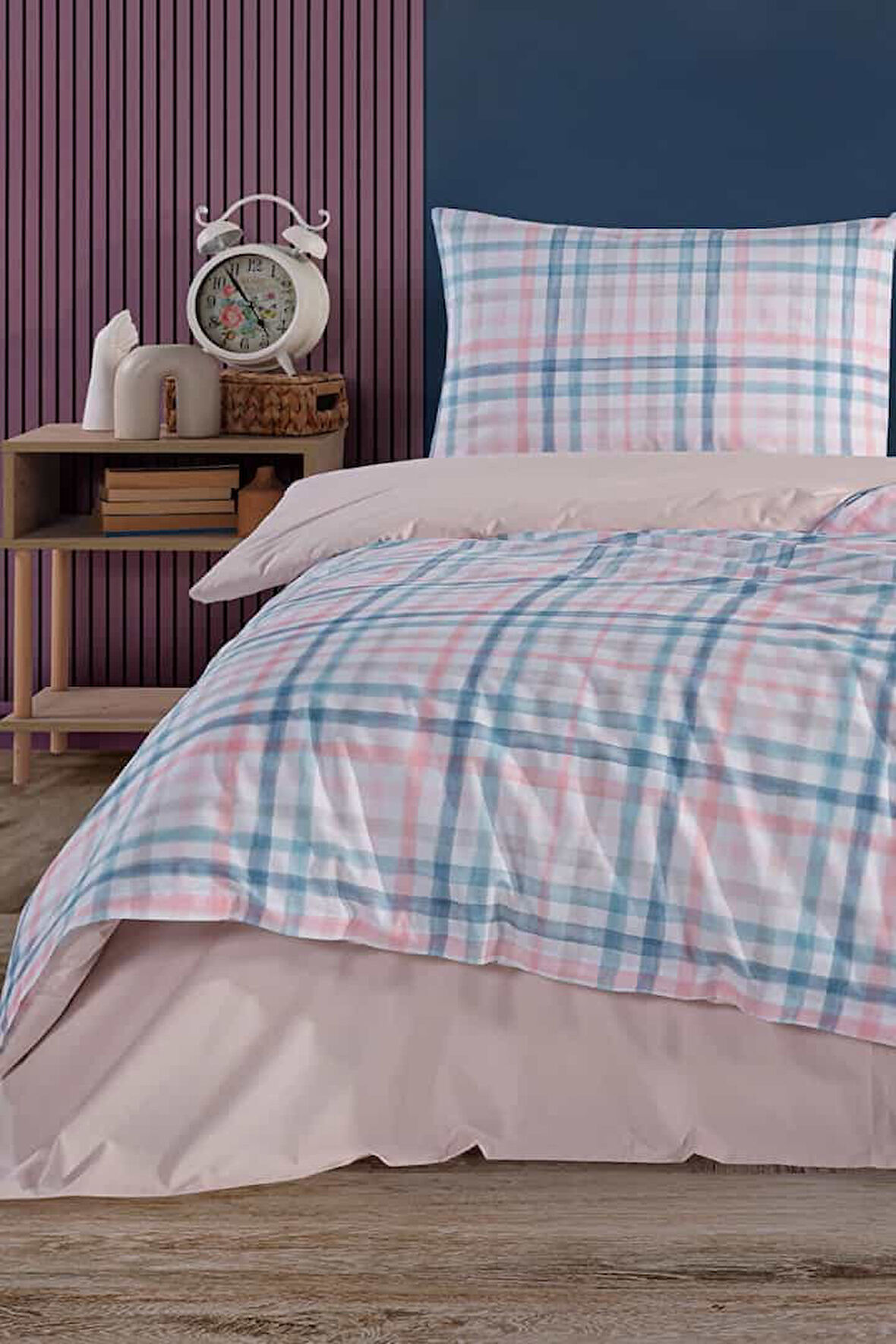 Eiston %100 Pamuk Tek Kişilik Nevresim Takımı