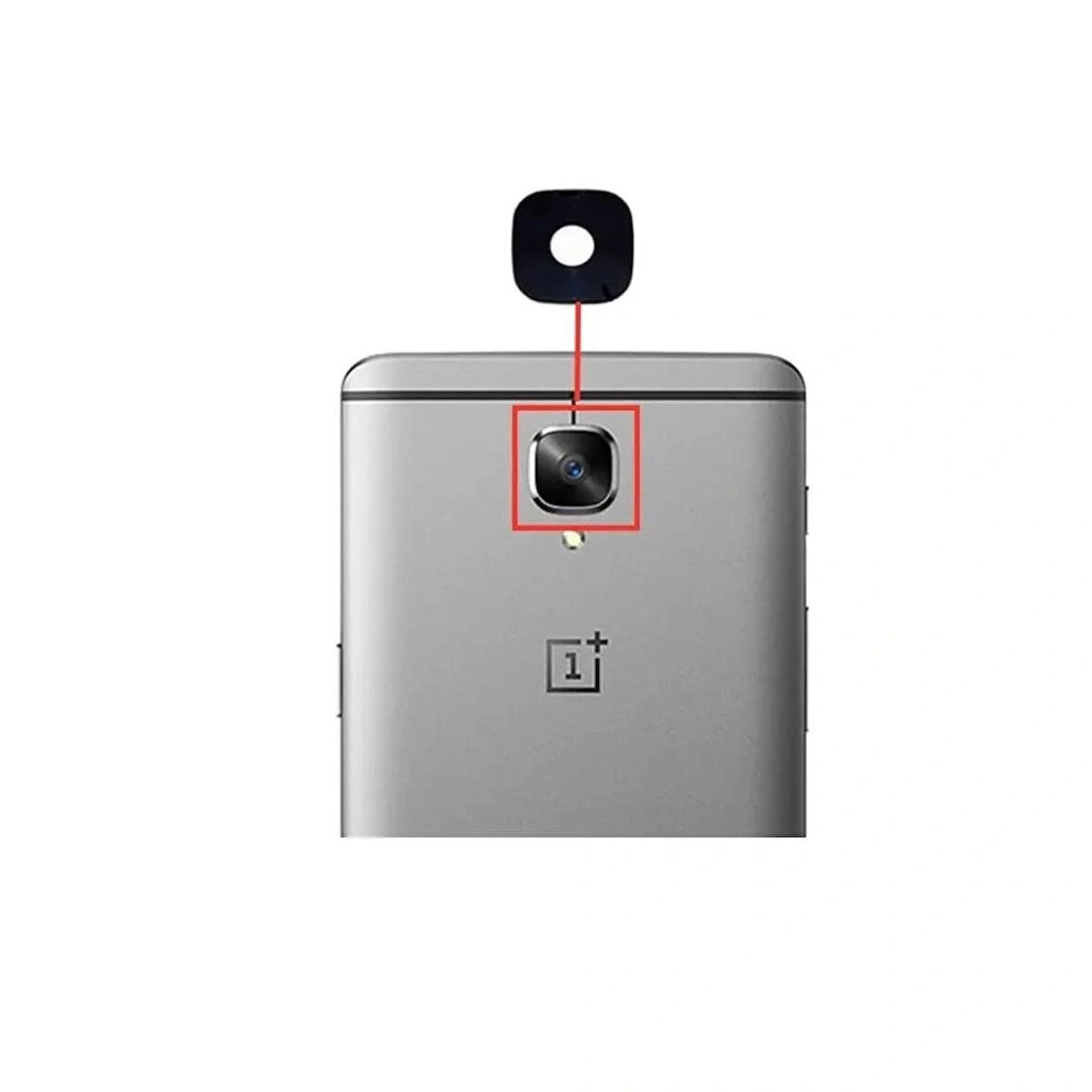 One Plus 3 3T İle Uyumlu Kamera Camı A3000 A3010