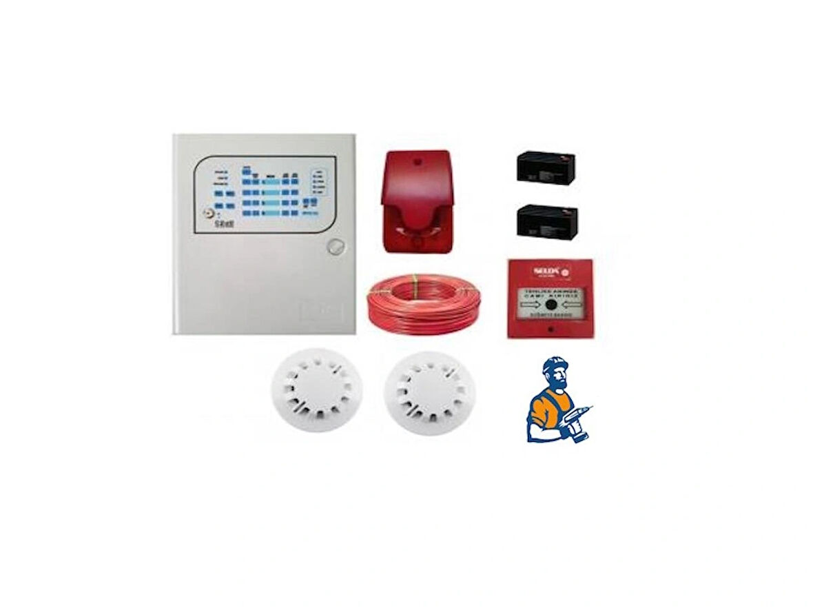 Eleks 2 Bölgeli Yangın Alarm Sistemi