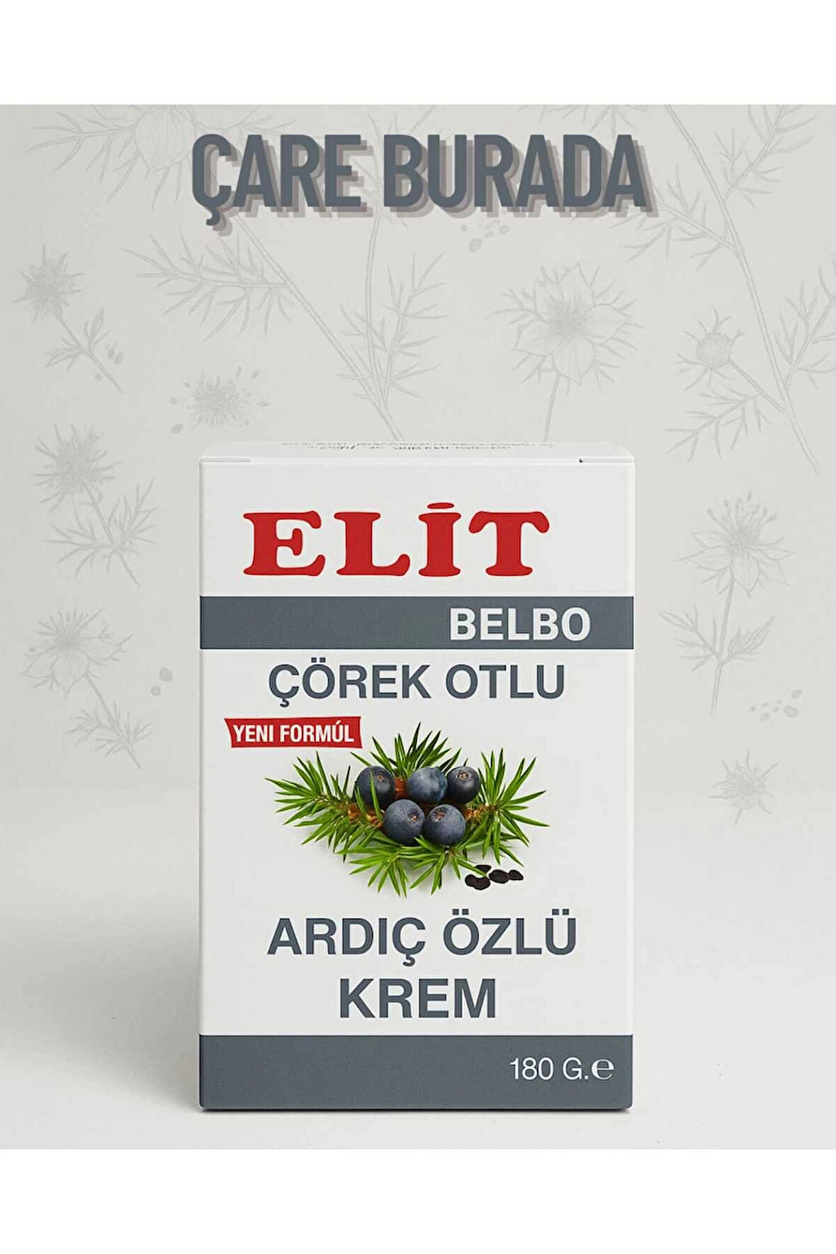 Elit Belbo - Çörekotlu & Ardıç Özlü Krem 180 Gr