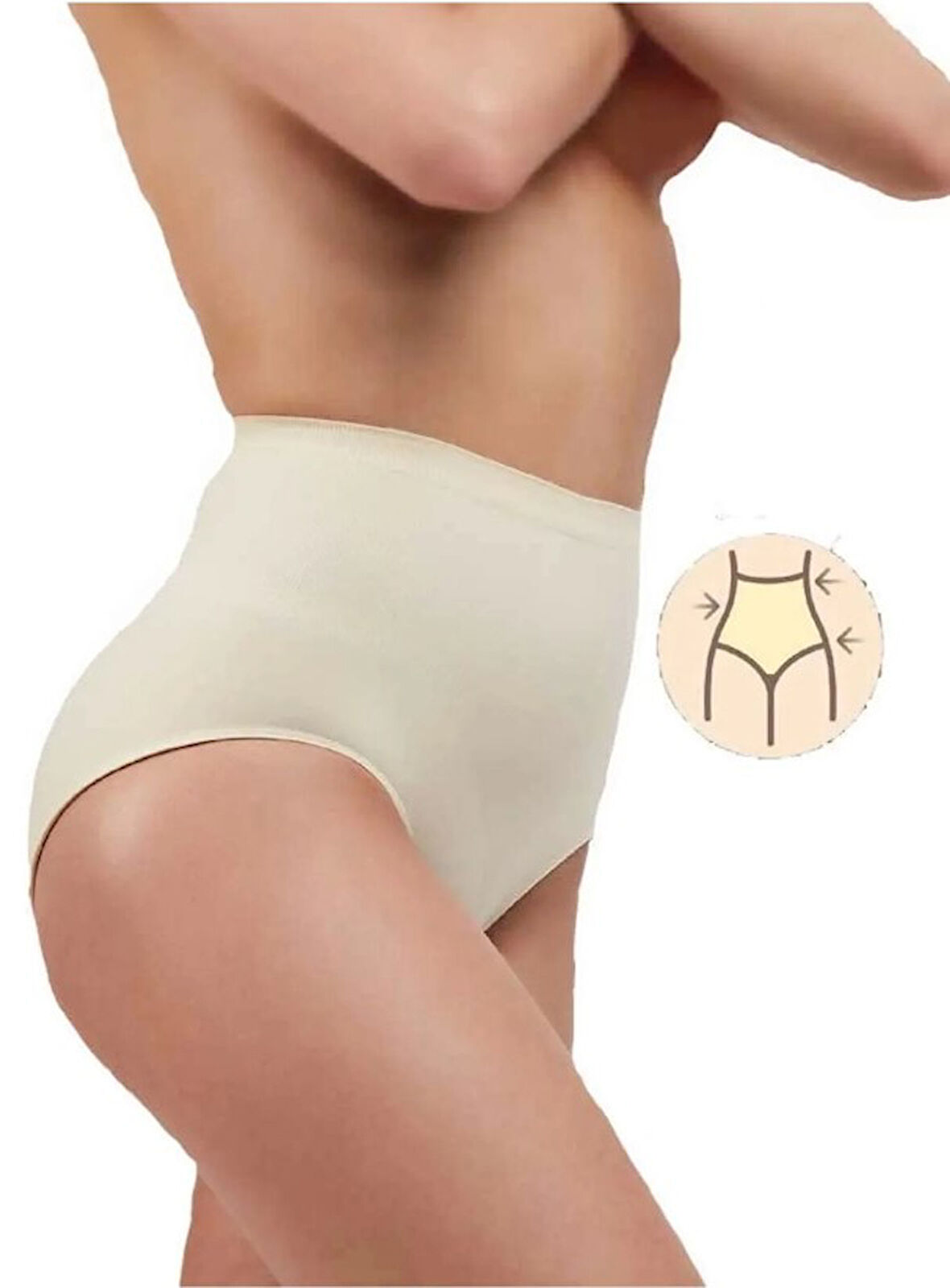 Elite Life 3D Dikişsiz Kadın Yüksek Bel Slip Korse