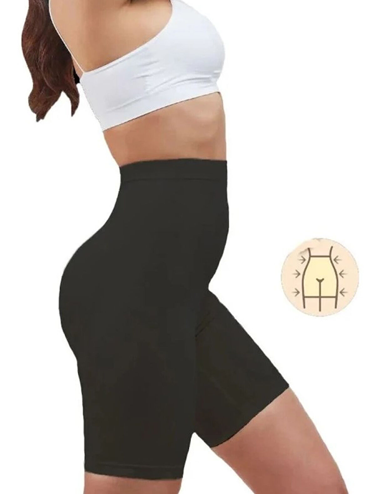 Elite Life 3D Dikişsiz Kadın Silikonlu Korse Maxi Size
