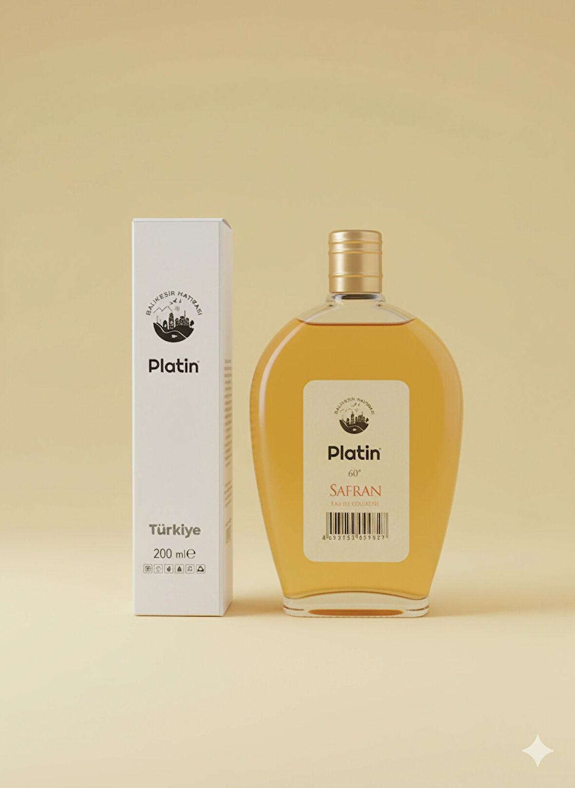 Platin  60° Safran Elit Serisi Kolonyası