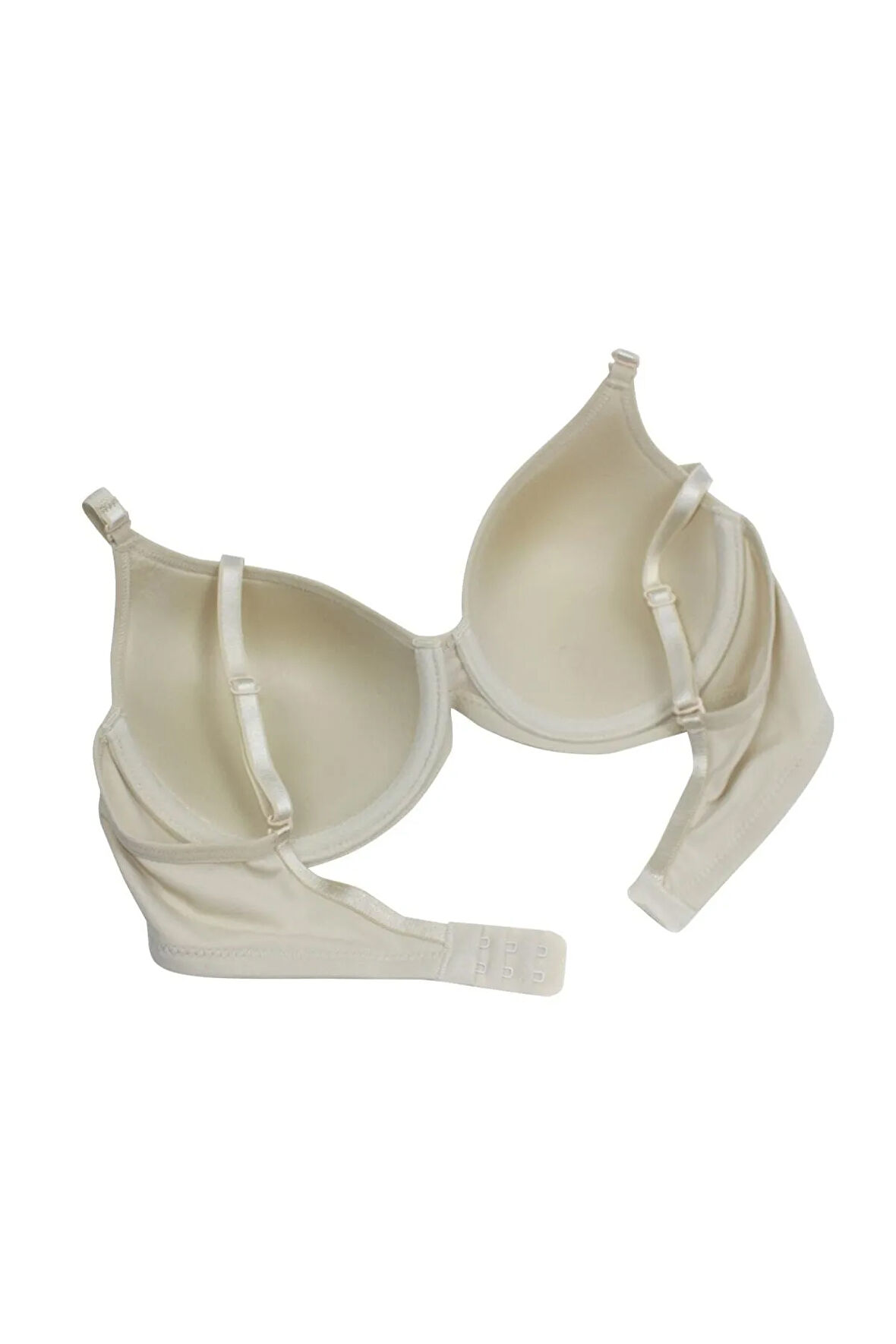 Kadın Soft Kaplı Desteksiz Sütyen Ten