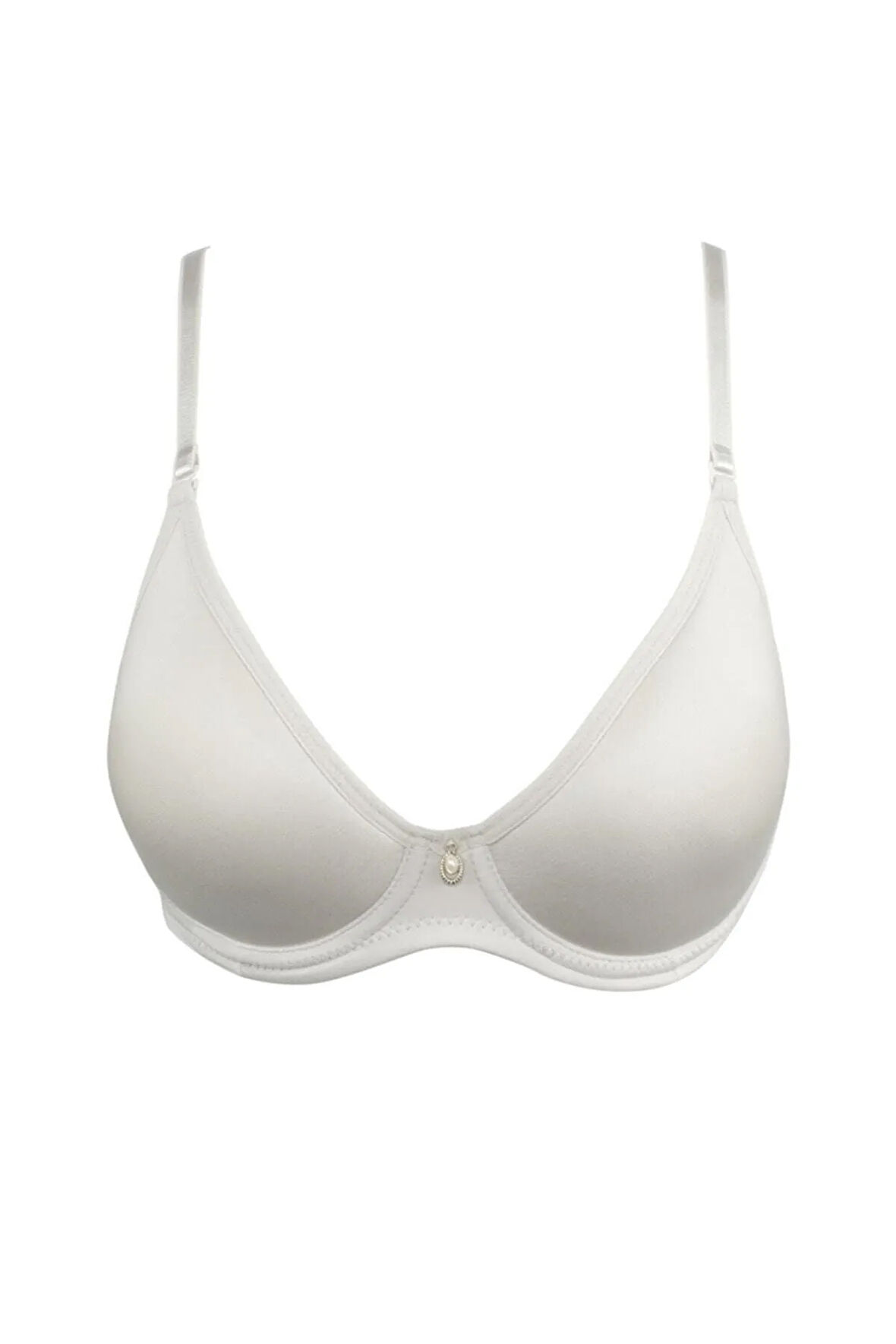 9405 Fanetta Kadın Soft Kaplı Desteksiz Sütyen Ekru