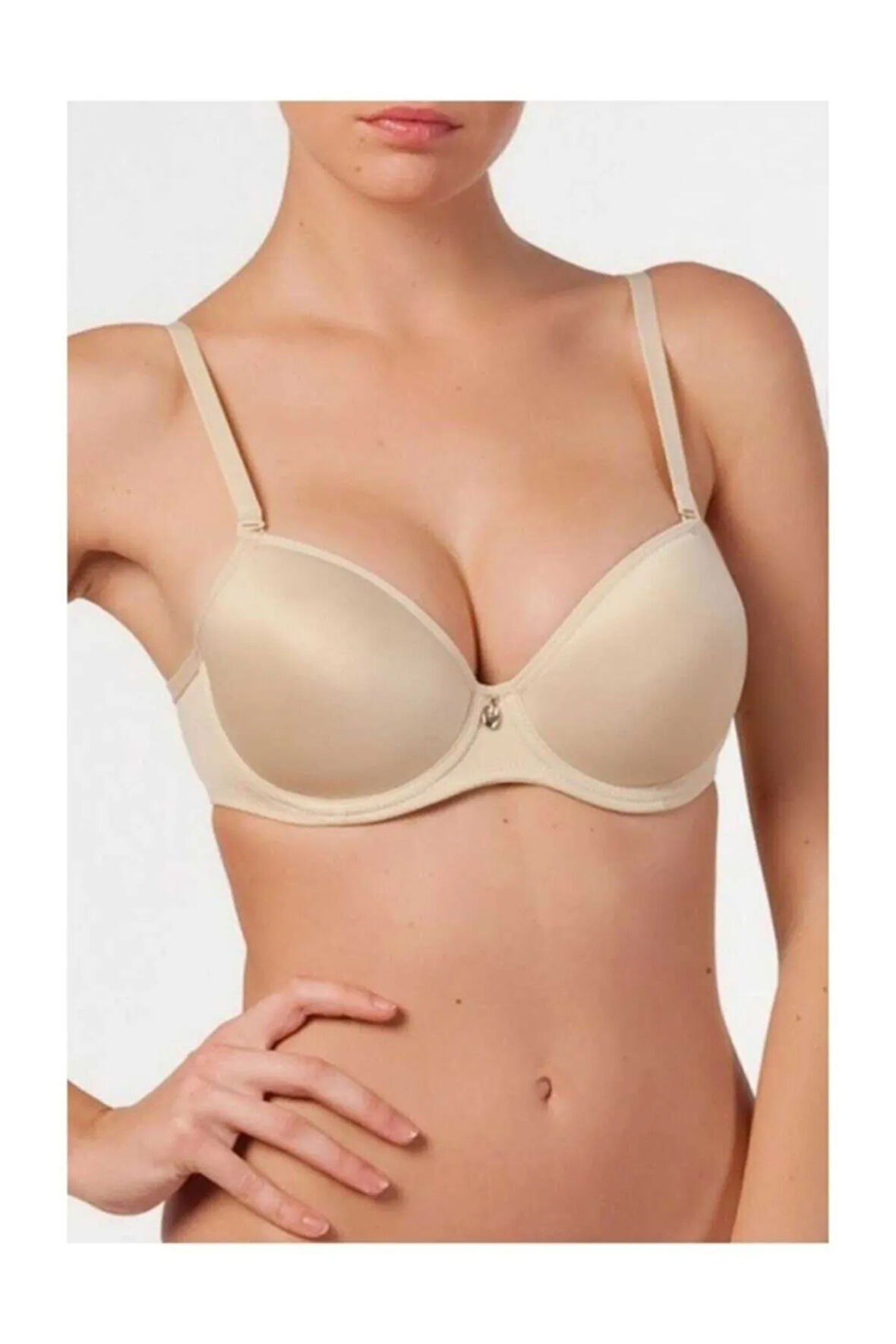 Kadın Siyah Toparlayıcı Micro Soft Cup Sütyen