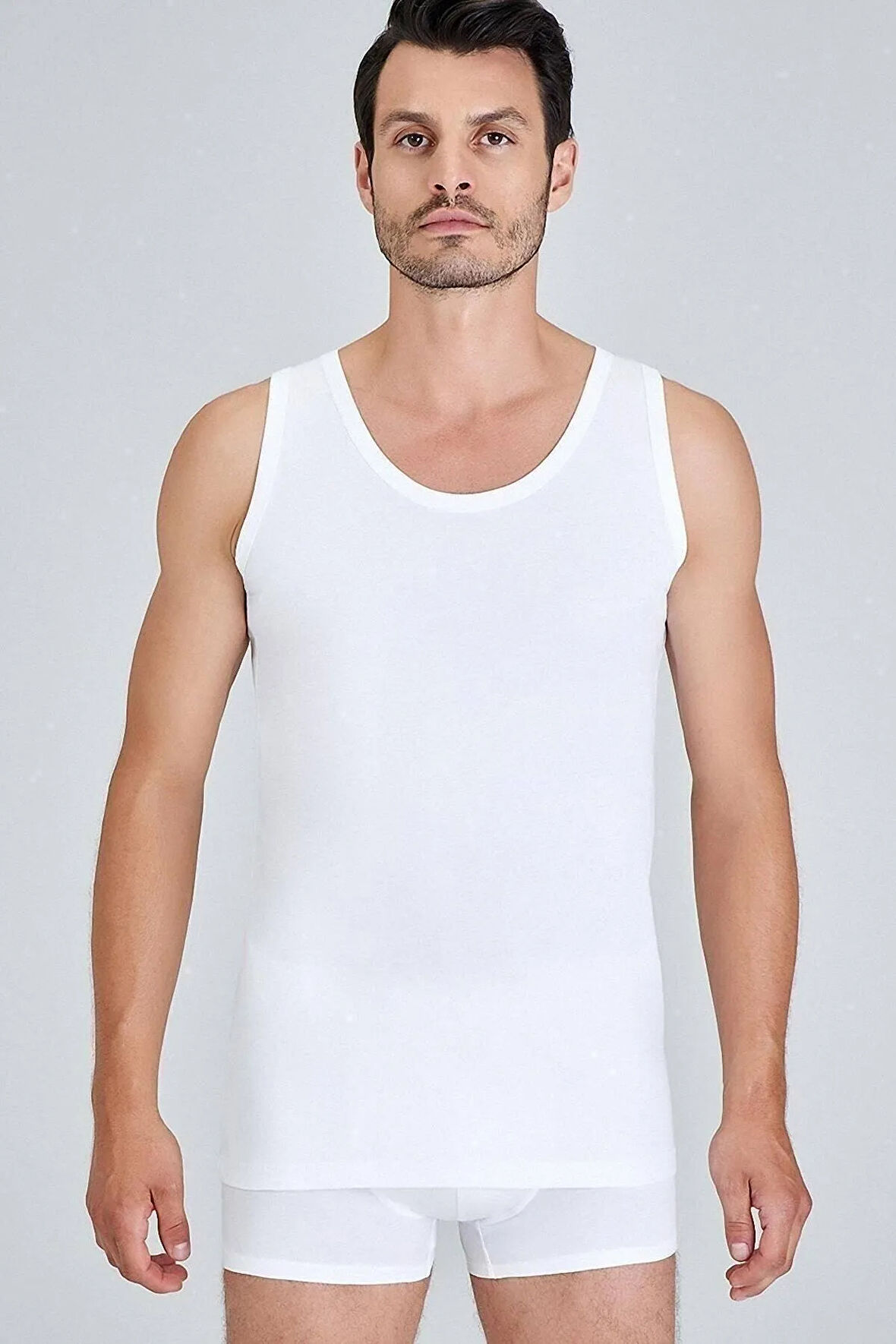 Erkek Henry Atlet Beyaz Xl
