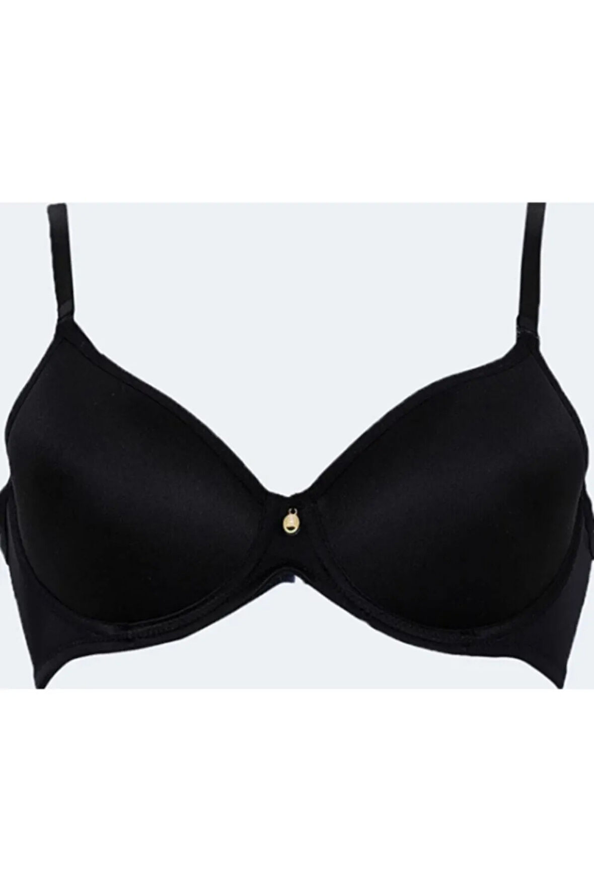 Siyah Fanetta Soft Micro Battal Sütyen