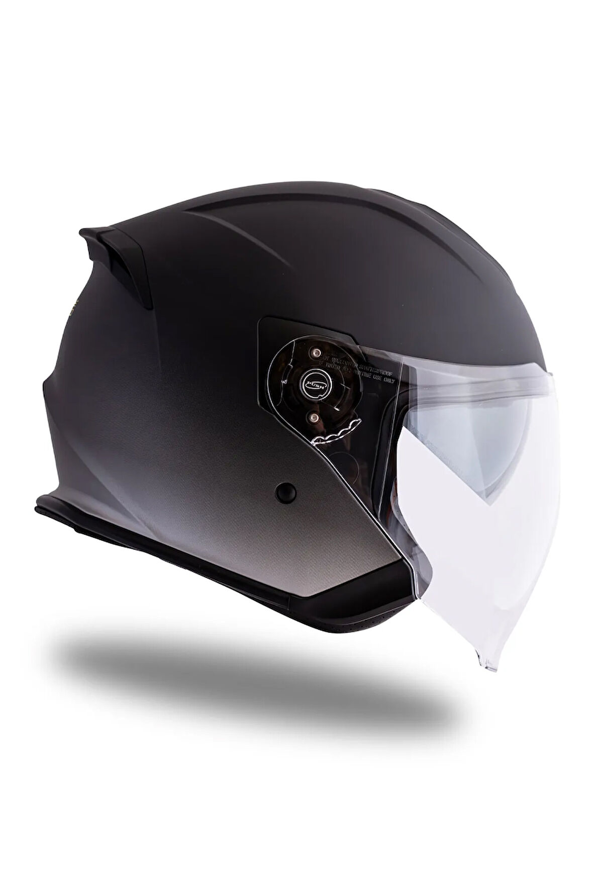 Palio 2  DeepSky Mat Siyah-Mat Titanium Açık Kask