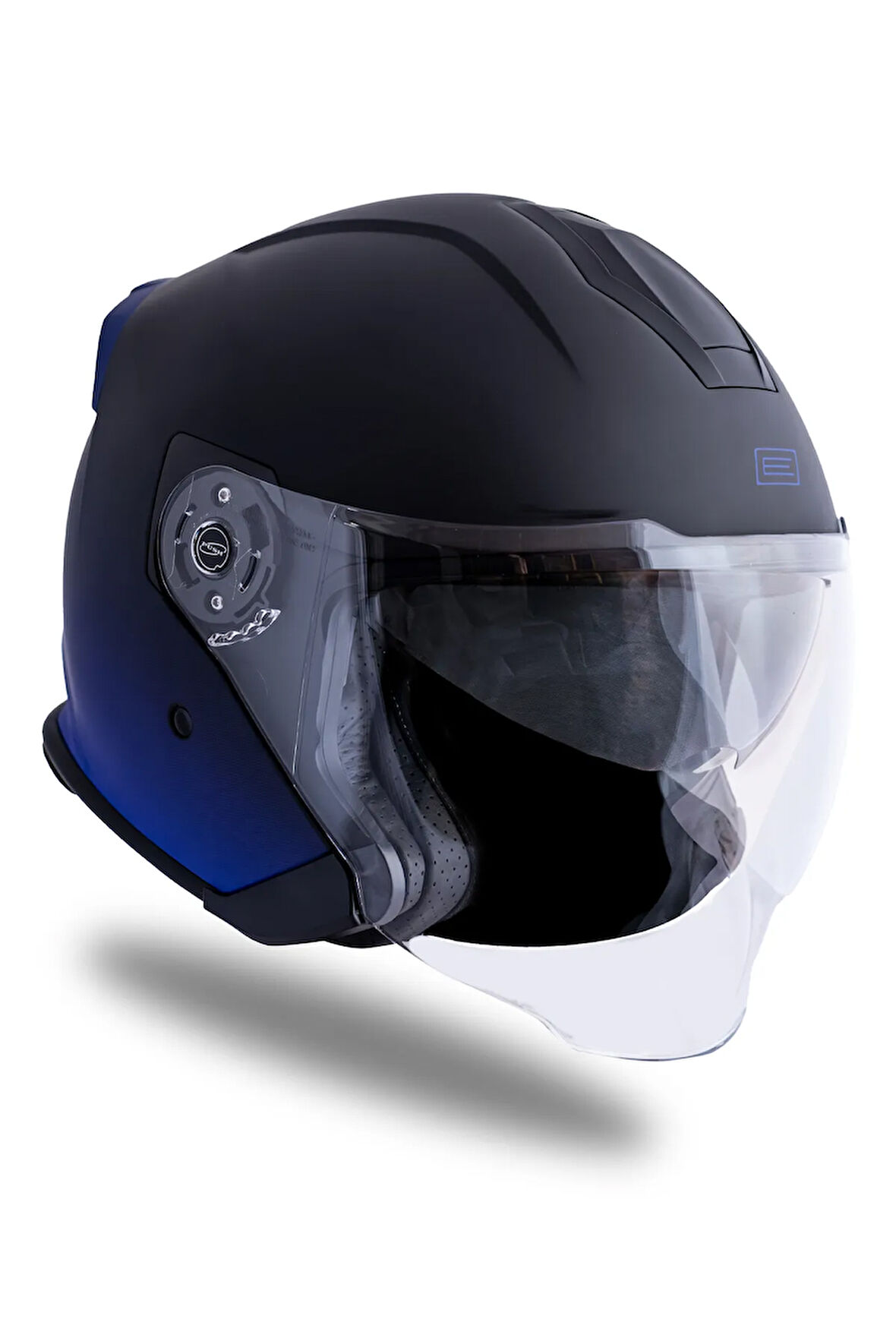 Palio DeepSky Mat Siyah-Mavi Açık Kask