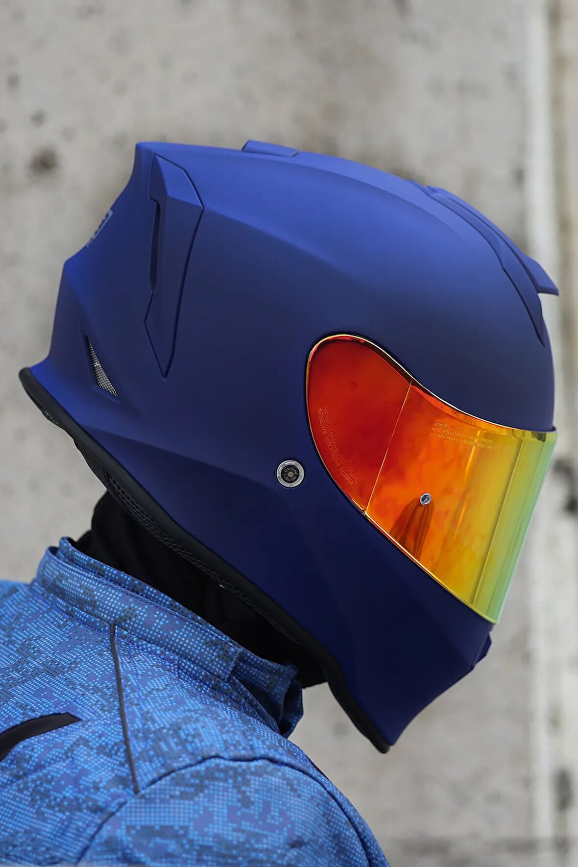 Dinamo Mat Mavi Kask