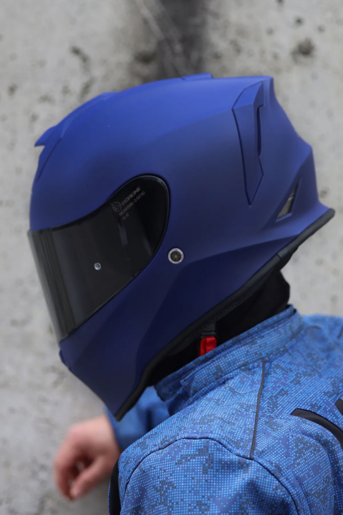 Dinamo Mat Mavi Kask