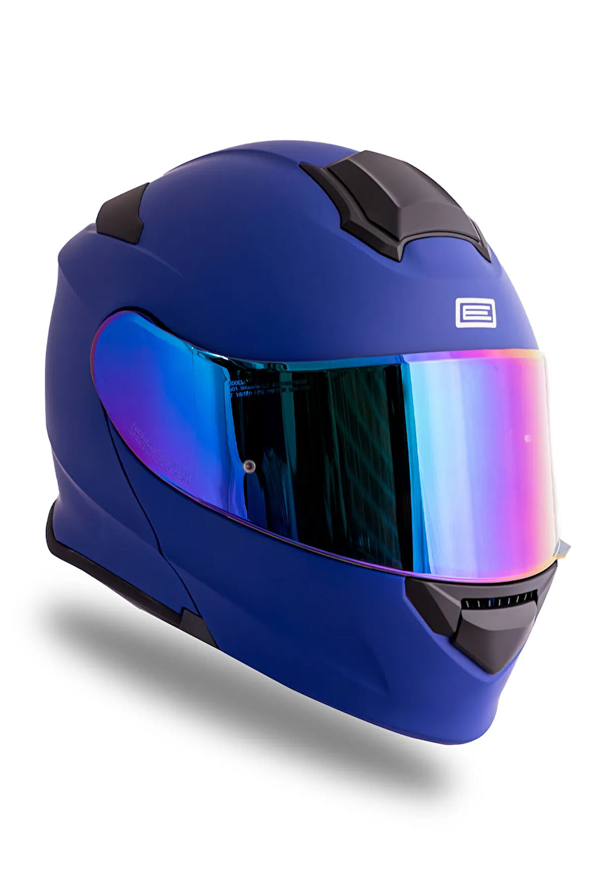 Delta Basic Mat Mavi Çene Açılır Kask