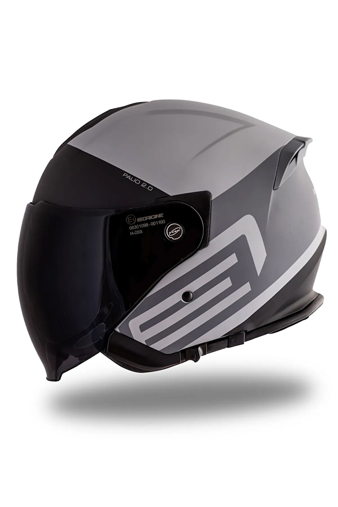 Palio 2  Scout Mat Titanyum-Siyah  Kask