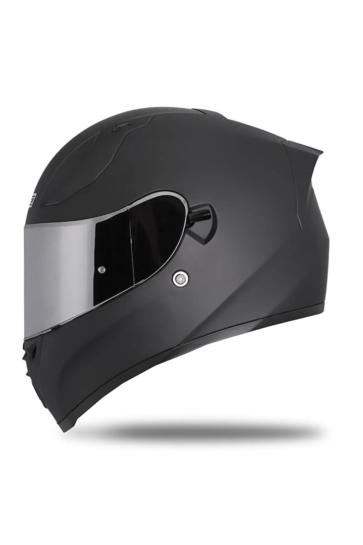 Strada Mat Siyah Kask ( Güneş Vizörlü )