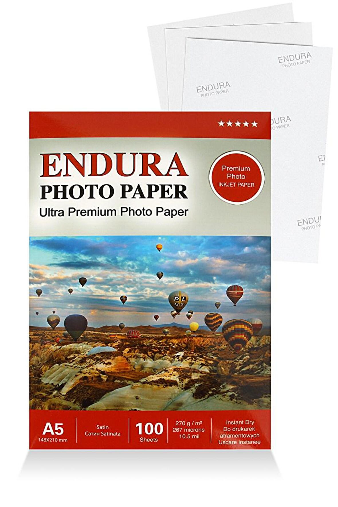 100 Adet Endura 15x21 - A5 Photo Paper Satin - Mat 270gsm Fotoğraf Kağıdı